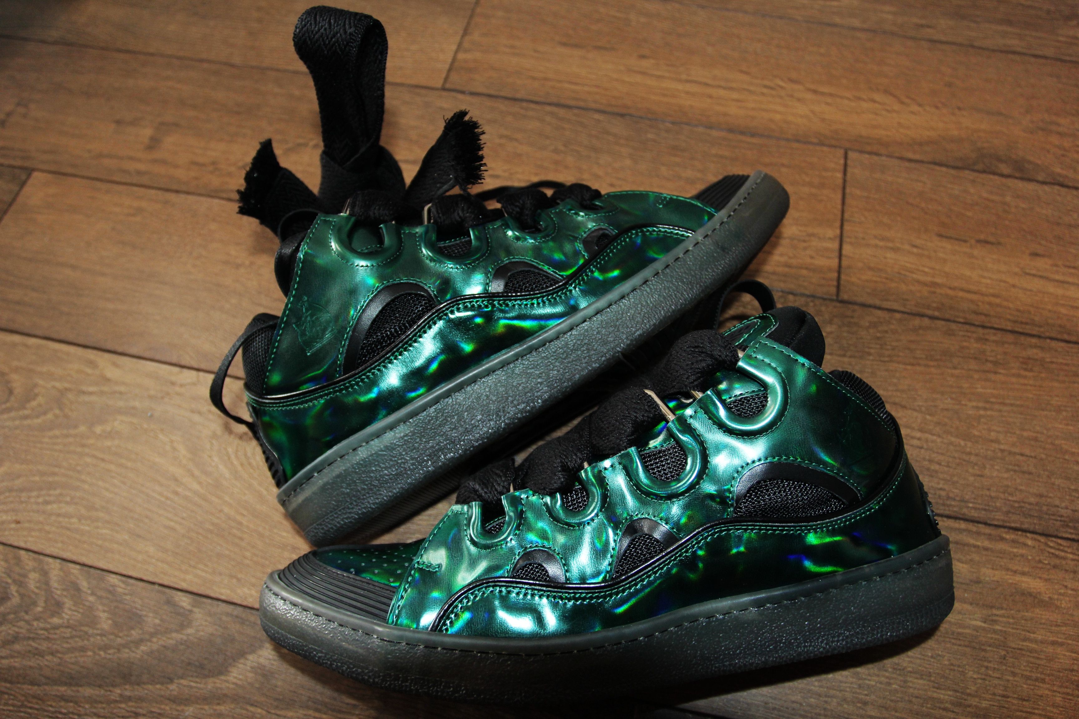 Lanvin BNWT SS23 LANVIN CURB SNEAKERS GREEN 42 Size US 9 / EU 42 - 3 Thumbnail