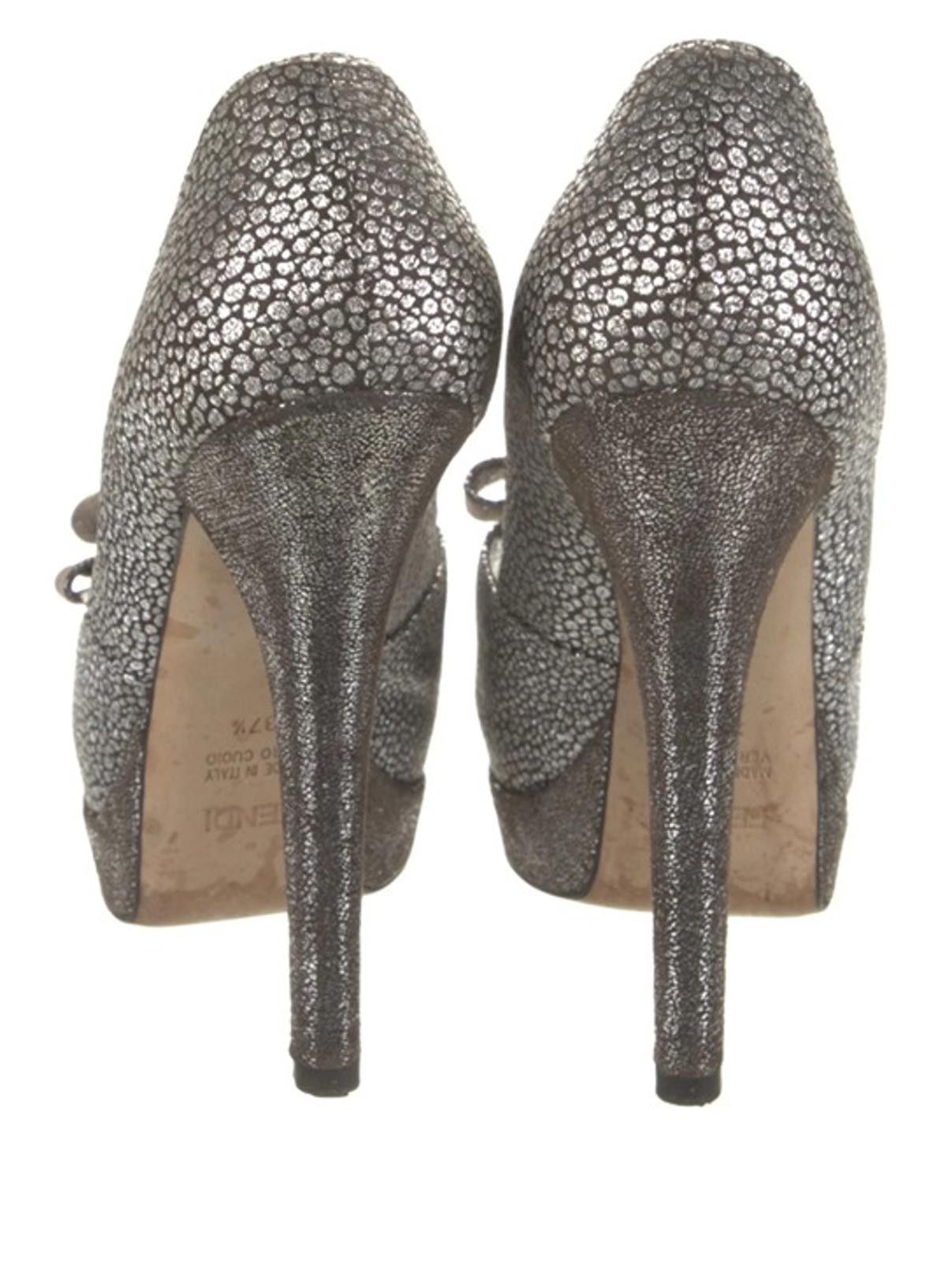 Fendi Fendi Bow Pumps (Leather) - SIZE 7.5 Size US 7.5 / IT 37.5 - 4 Thumbnail