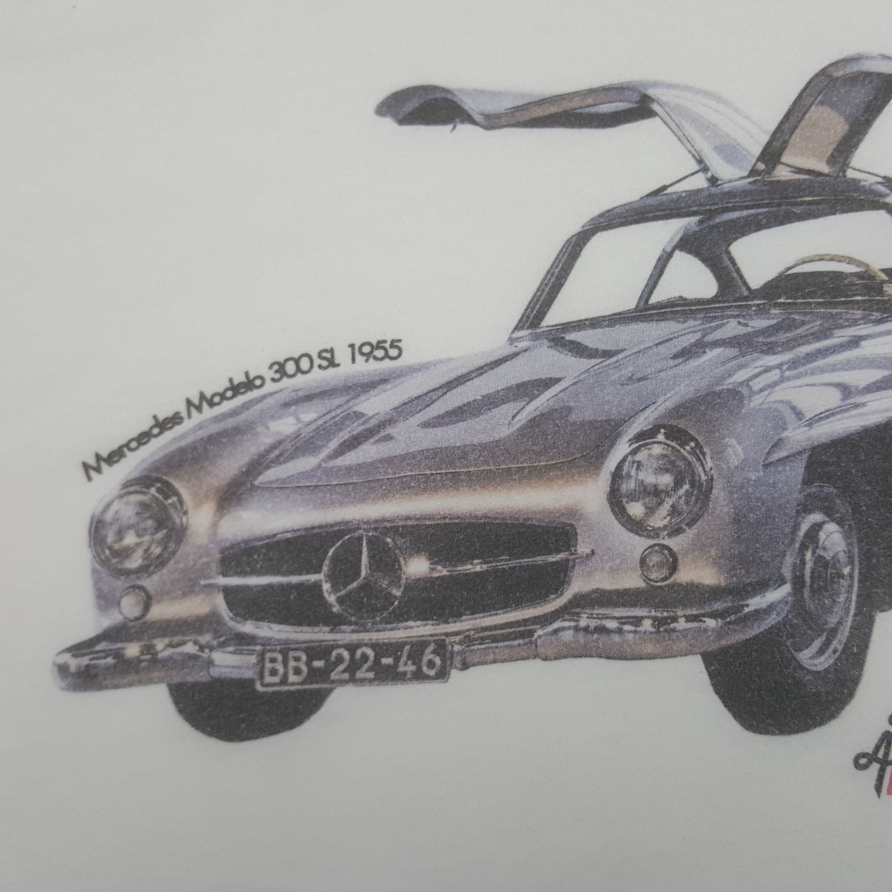 Mercedes-Benz × Vintage Vintage Mercedes Classic Car Tshirt Size US XL / EU 56 / 4 - 5 Thumbnail