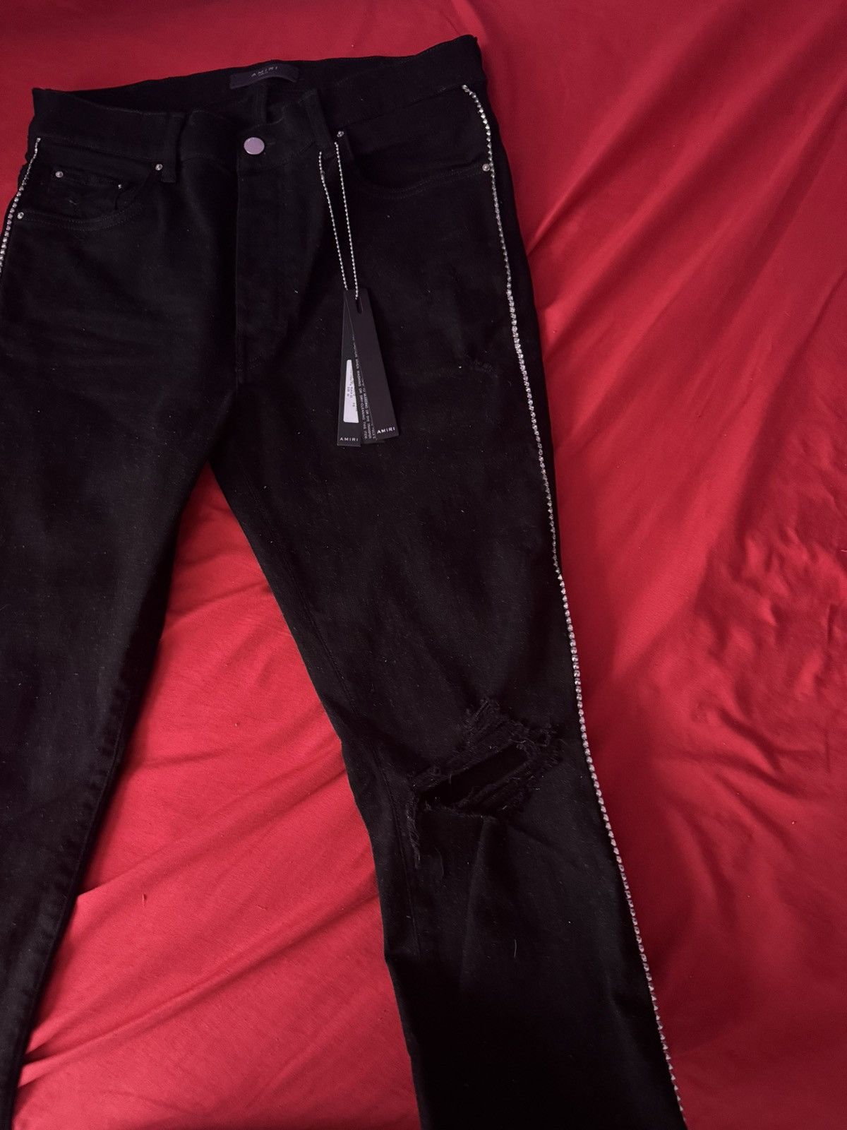 Amiri Crystal Amiri Jeans Size US 34 / EU 50 - 4 Thumbnail