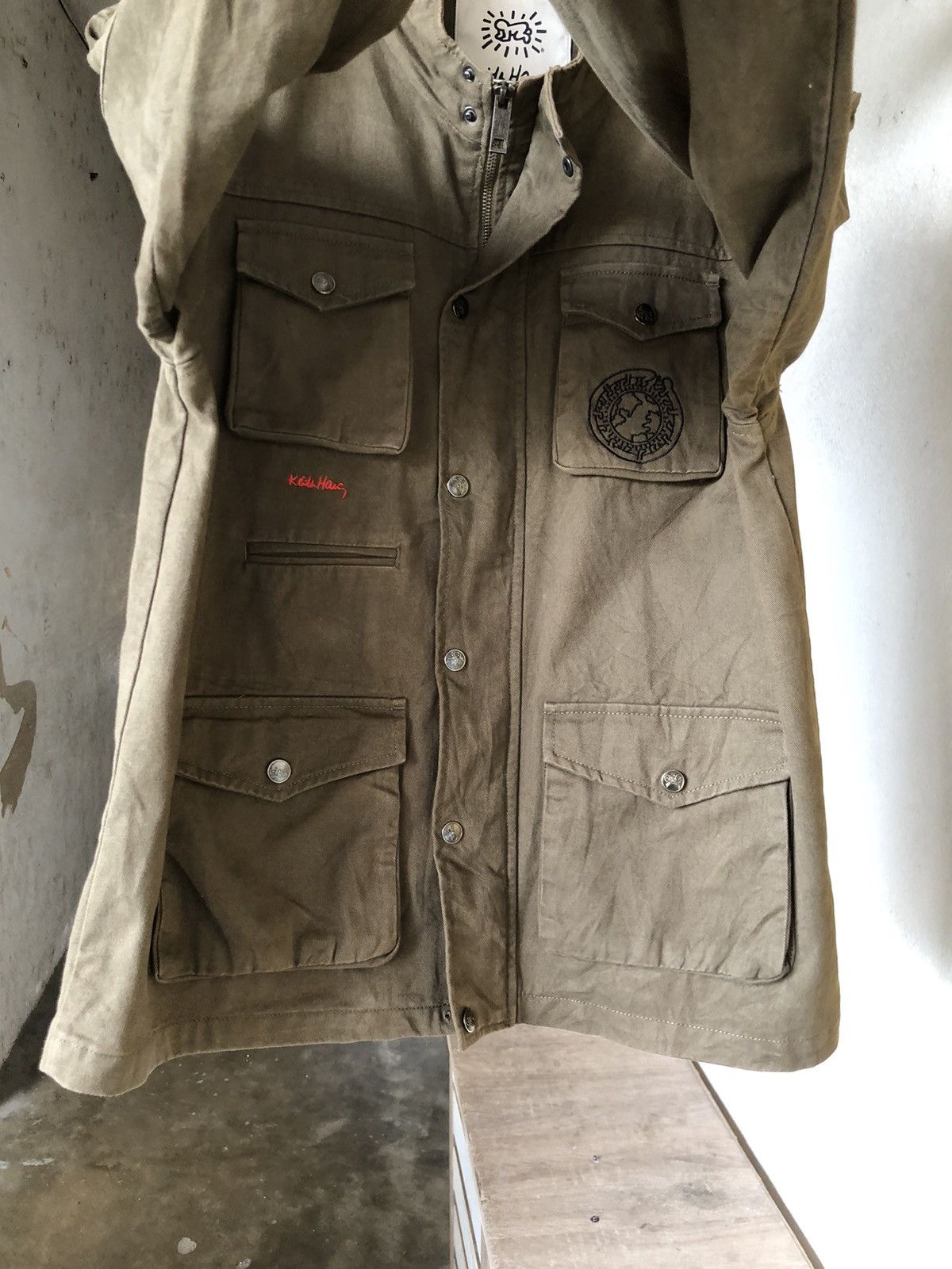Keith Haring Rare🔥 Keith Haring Army M65 Style Jacket Size US L / EU 52-54 / 3 - 13 Thumbnail