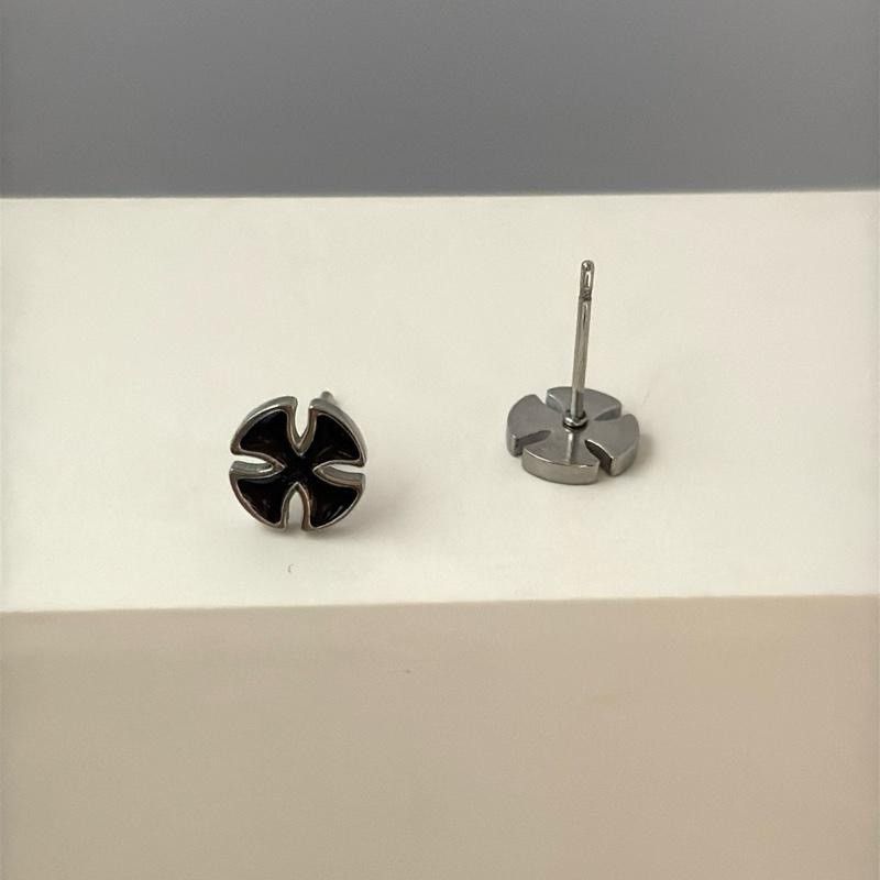 Other Titanium Steel Cross Stud Earrings for Men Women Size ONE SIZE - 2 Thumbnail