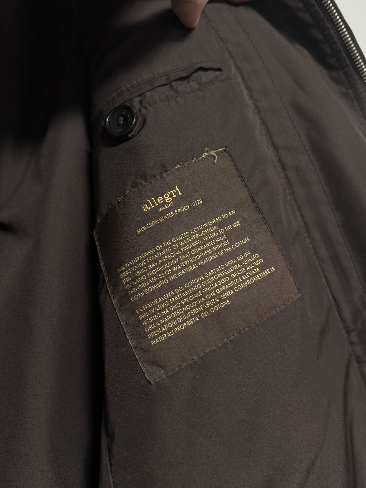 Allegri Mens Allegri Cotton Coat Jacket With Lining Size US L / EU 52-54 / 3 - 21 Thumbnail
