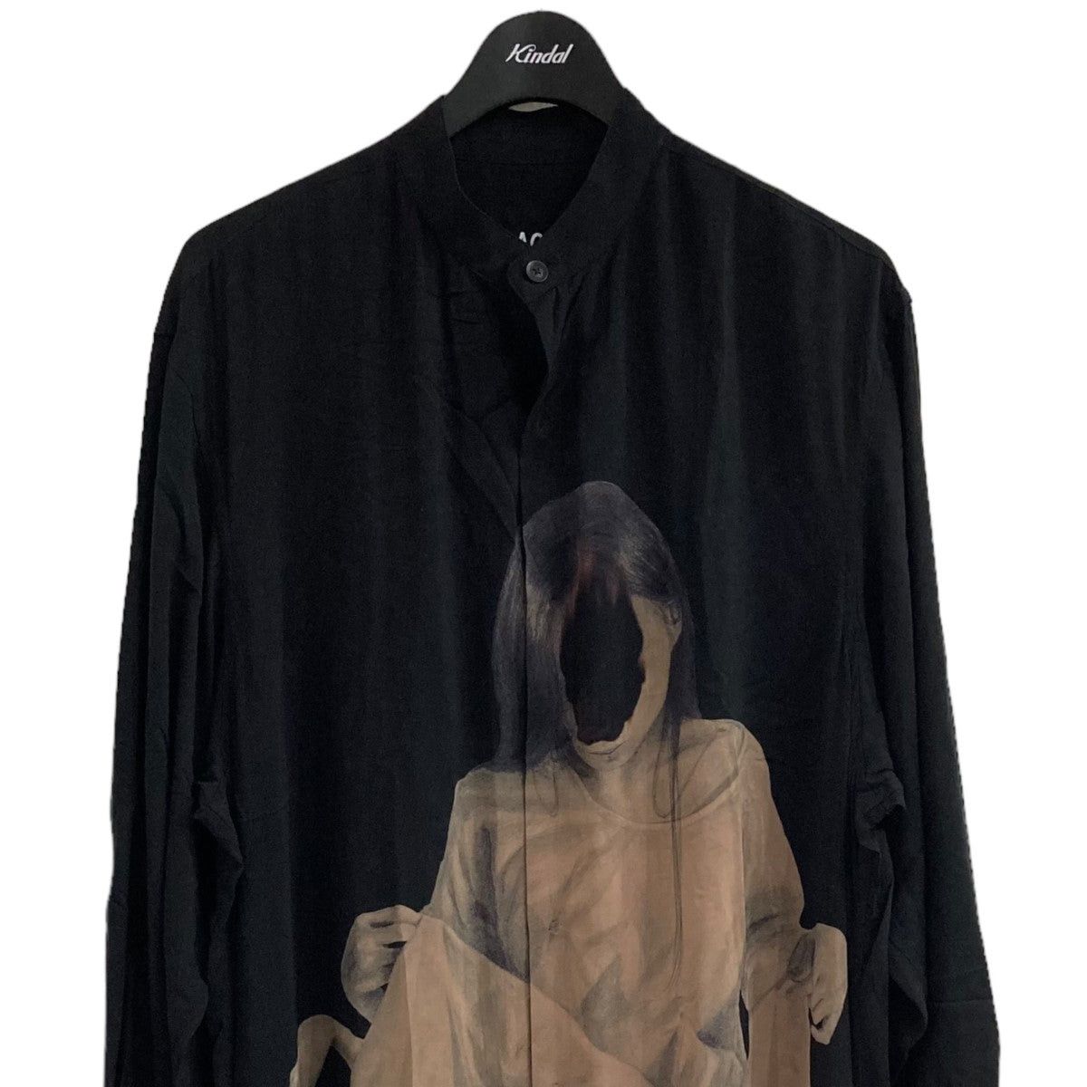 Yohji Yamamoto YYBS Uchida Suzume Print Shirt Print long shirt HN-B49-231 Size US S / EU 44-46 / 1 - 2 Thumbnail