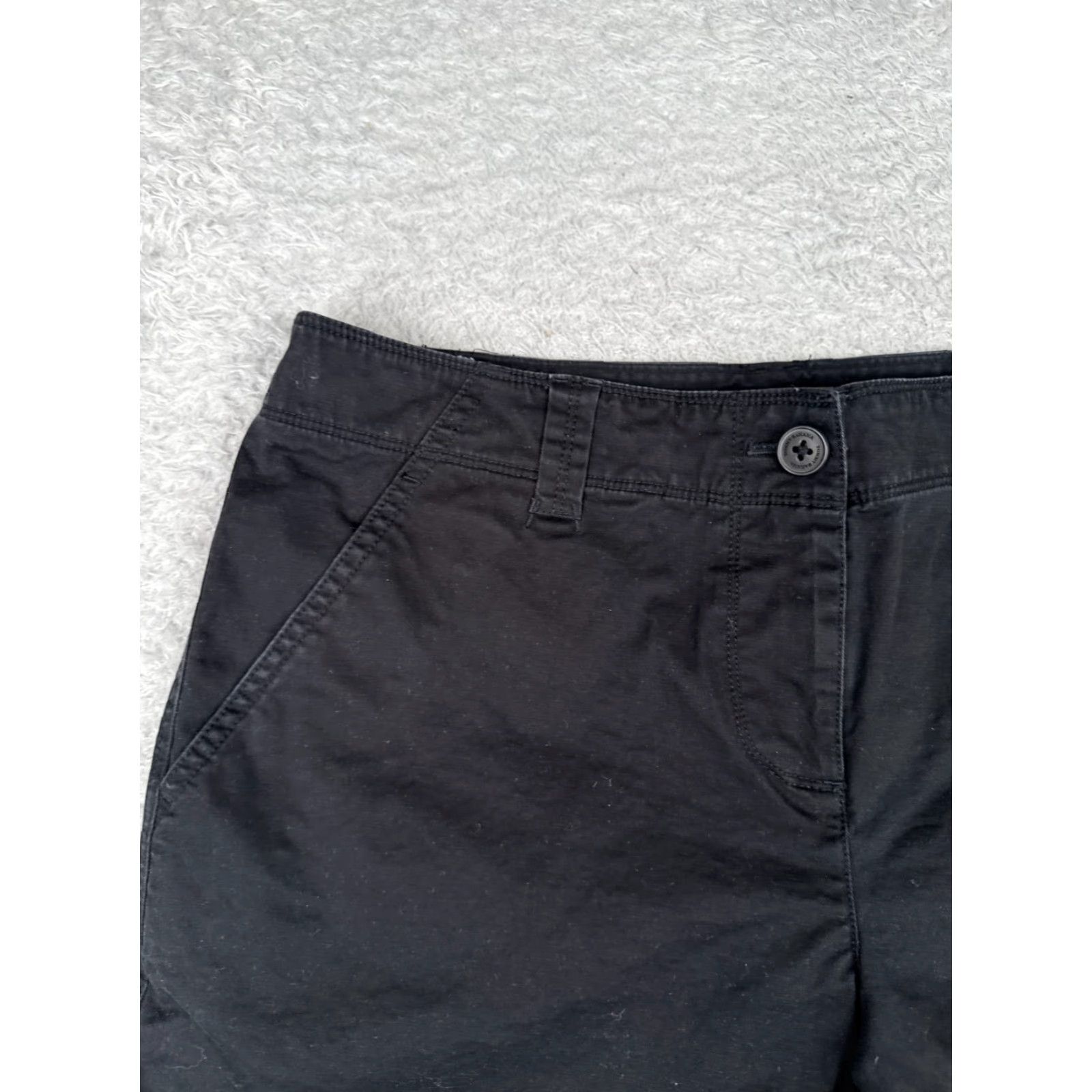 Tommy Bahama Tommy Bahama Shorts Womens 8 Black Cotton Blend Pockets Beach Travel Casual Size 30" / US 8 / IT 44 - 4 Thumbnail