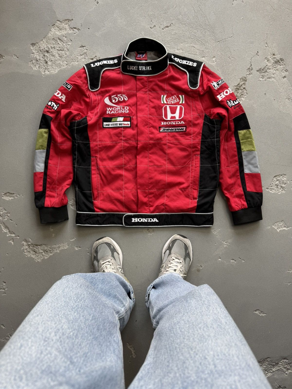 Honda Honda BAR Lucky Strike F1 Team Racing Jacket | Grailed