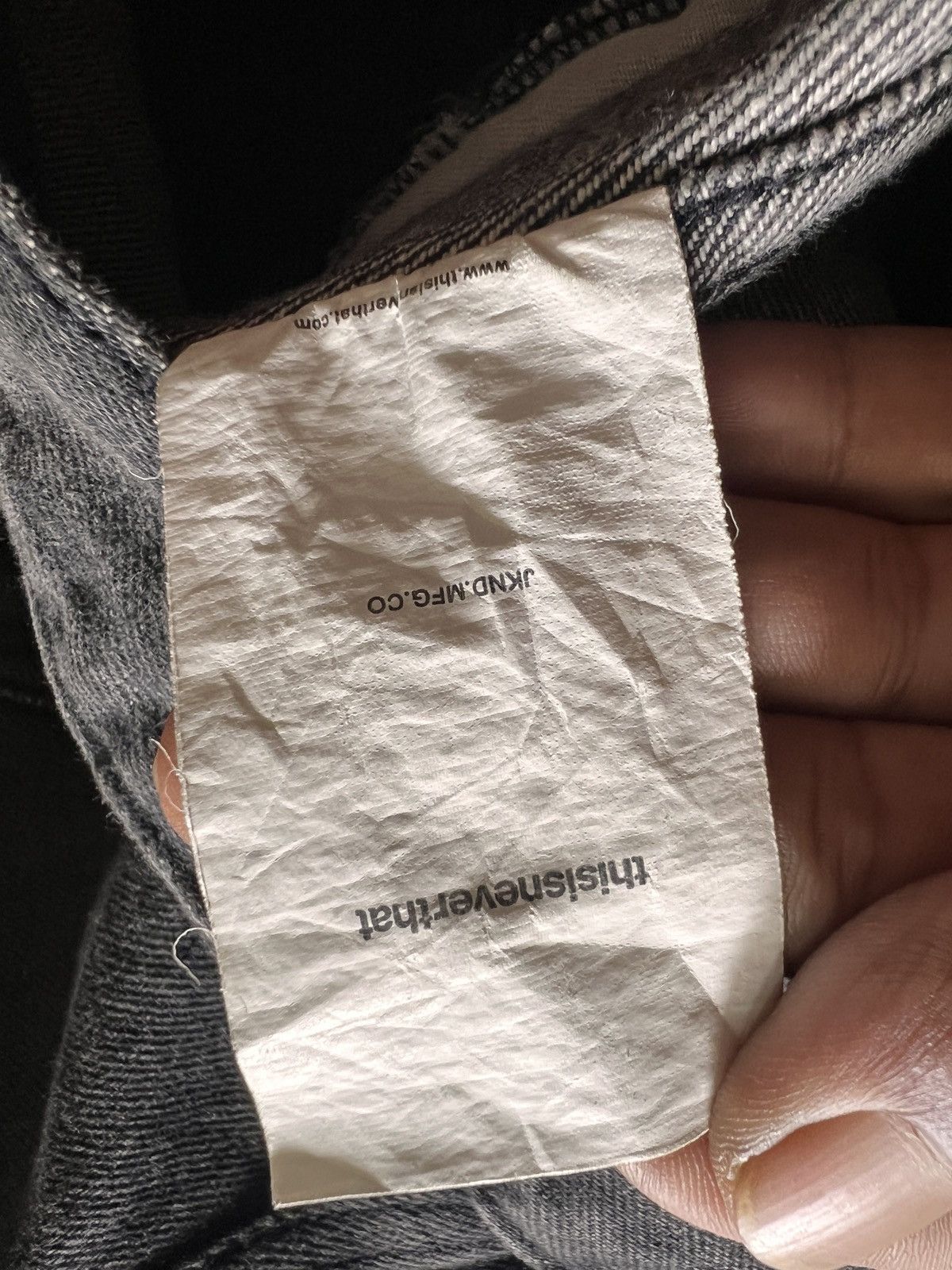 thisisneverthat Thisisneverthat Visual Archive Denim Jacket Size US M / EU 48-50 / 2 - 14 Thumbnail