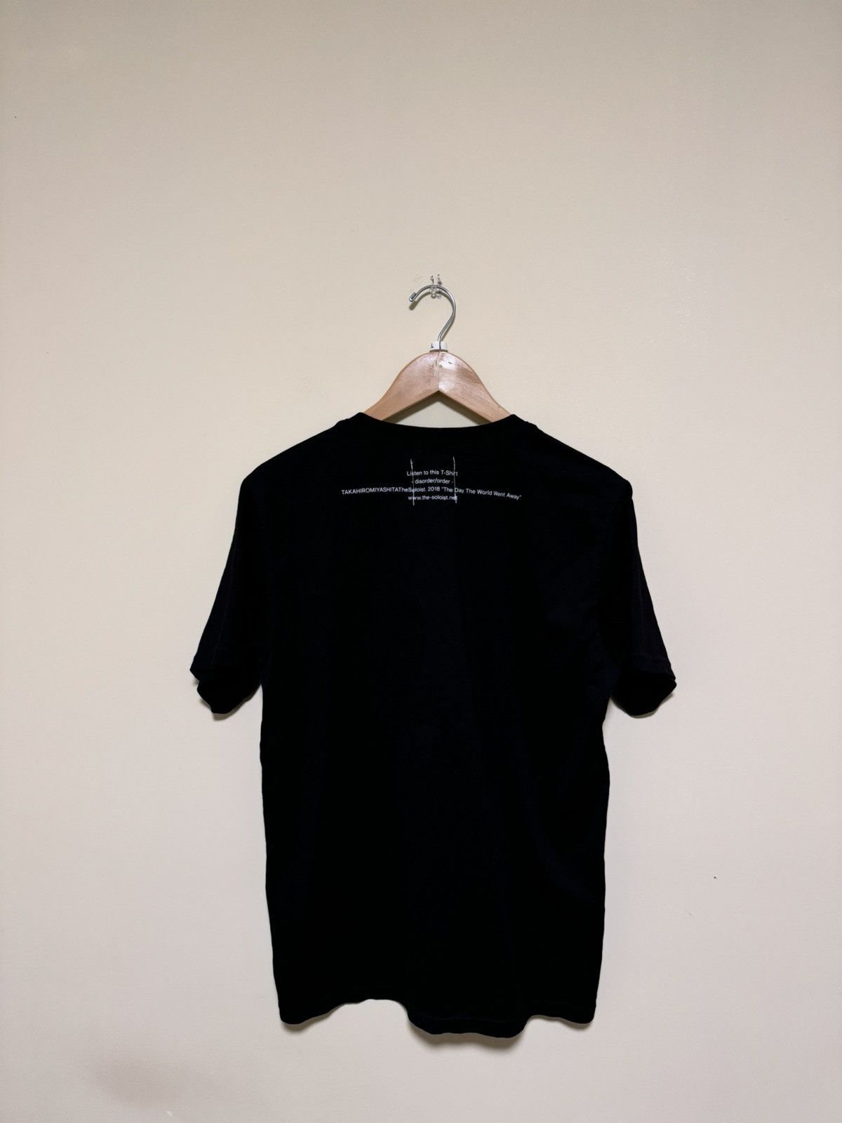 Takahiromiyashita The Soloist. Black ‘The Day The World Went Away’ T-Shirt Size US S / EU 44-46 / 1 - 2 Thumbnail