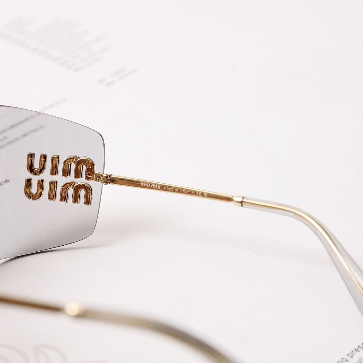 Miu Miu MIU MIU 0MU 54YS SUNGLASSES Size ONE SIZE - 5 Thumbnail