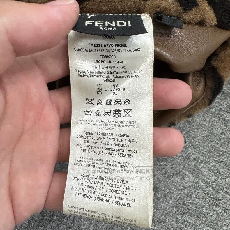 Fendi Fendi Leather and Fur Integrated Double-Faced Jacket Size US M / EU 48-50 / 2 - 4 Thumbnail