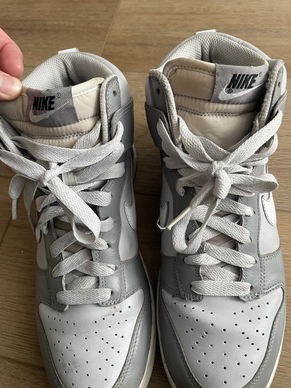 basketcase gallery Nike Dunk High 2008 Grey Steel Size US 9 / EU 42 - 7 Thumbnail