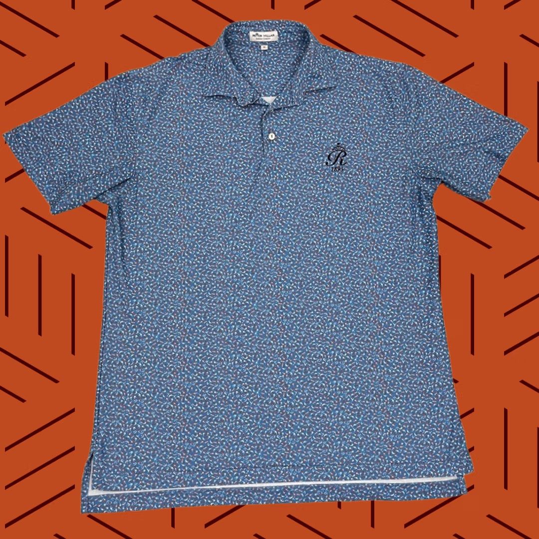 Peter Millar Peter Millar Crown Sport Cathay Polo Shirt Men M Golf Performance Summer Comfort Polo Men M Blue Logo Size US M / EU 48-50 / 2 - 1 Thumbnail