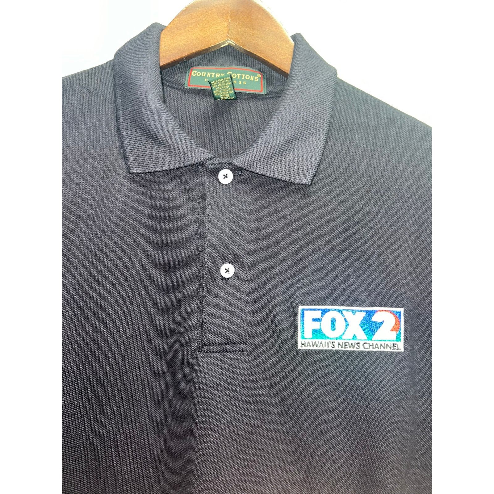 Vintage Vintage Hawaii News Polo Shirt Hawaii's News Channel Fox 2 M Size US M / EU 48-50 / 2 - 2 Thumbnail