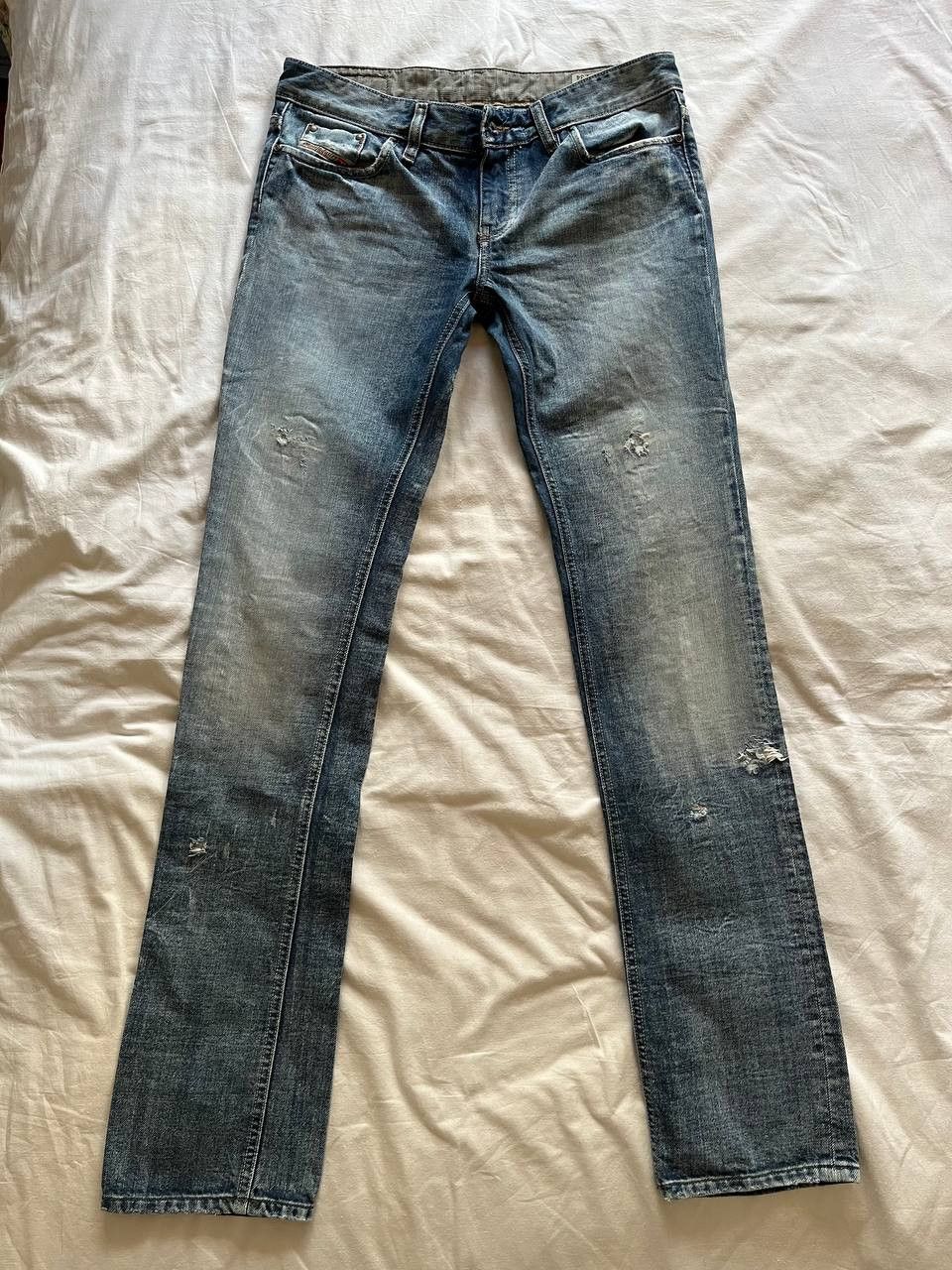 Diesel × Vintage Diesel Liv W30/L34 vintage women's distressed Y2K jeans Size 30" / US 8 / IT 44 - 5 Thumbnail