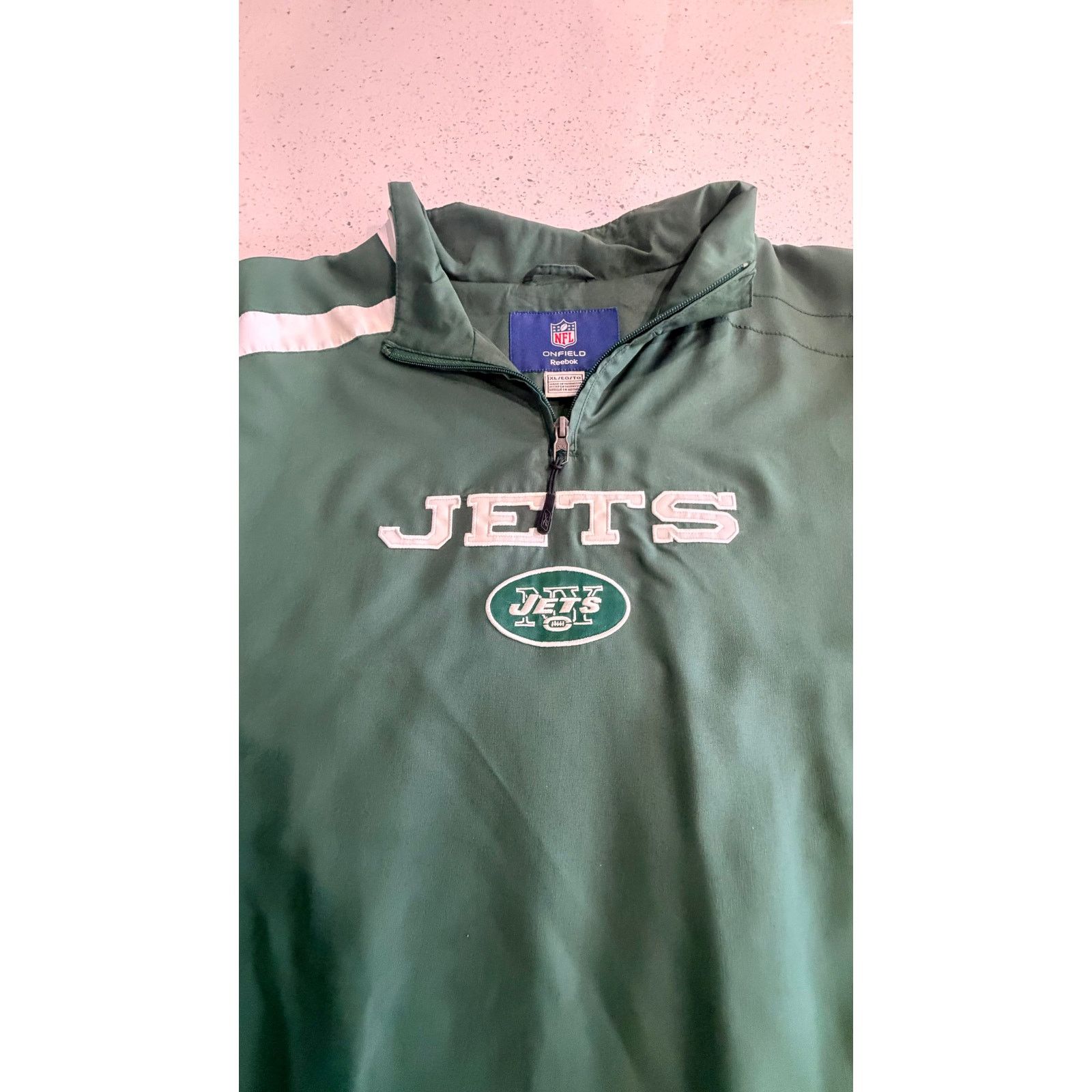 Reebok *VTG* Reebok NFL New York Jets Men's Windbreaker Size XL Size US XL / EU 56 / 4 - 3 Thumbnail