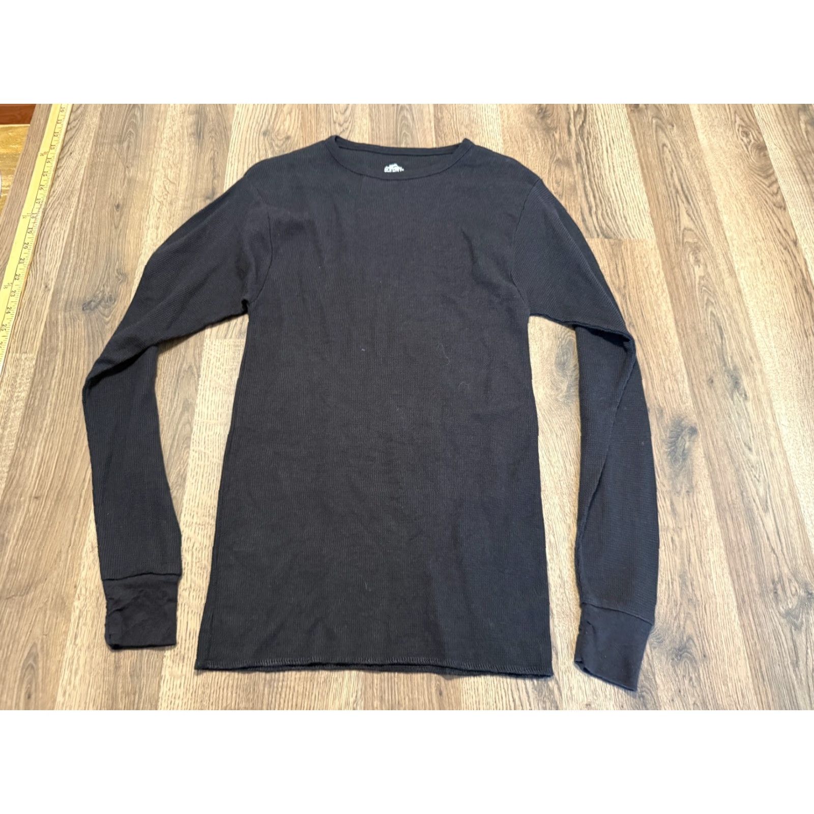 MILLY Old Mill Shirt Men L Black Crewneck Long Sleeve Shirt Size US L / EU 52-54 / 3 - 2 Thumbnail