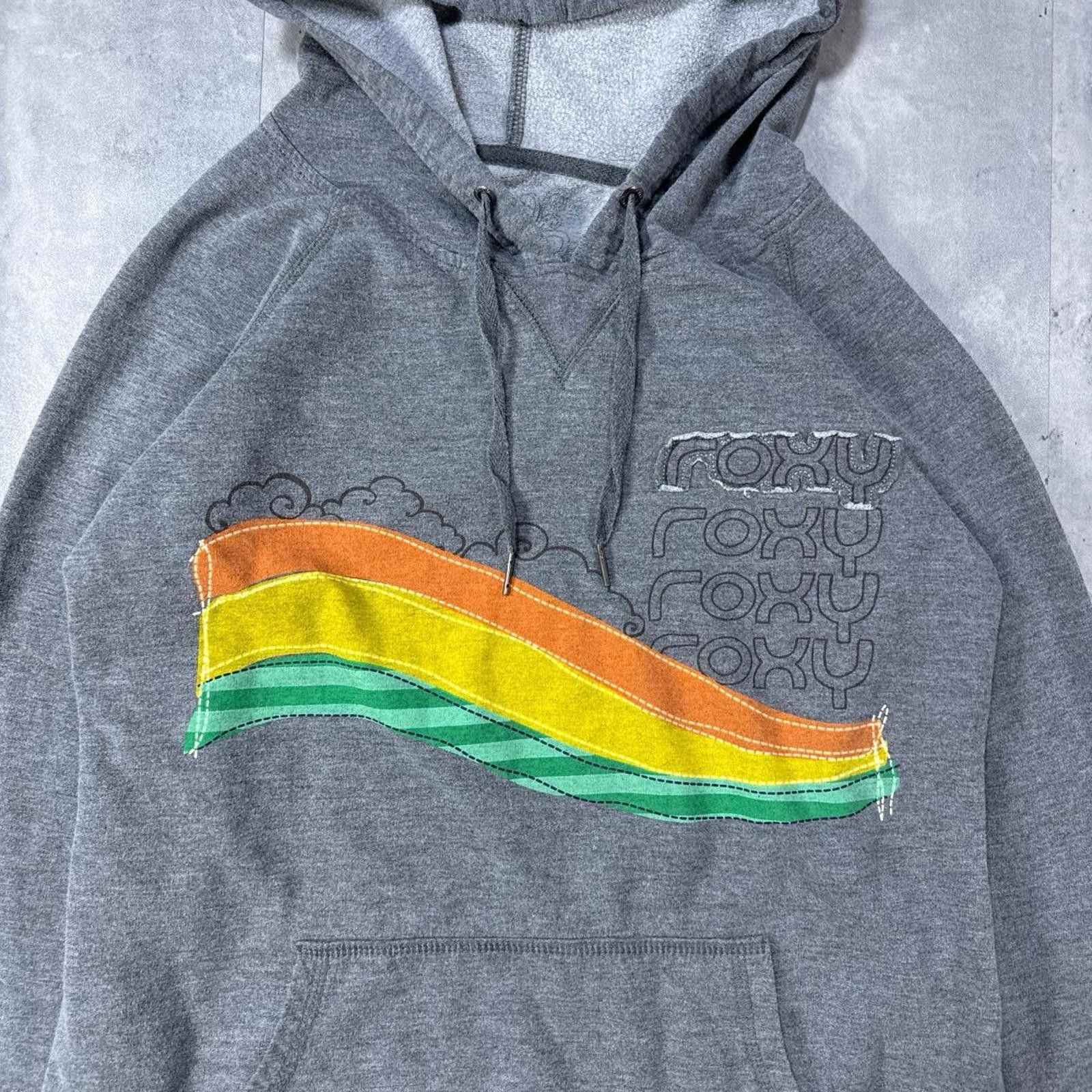 Royal Robbins Y2K Roxy 00s Gray Hoodie Jacket Size L / US 10 / IT 46 - 3 Thumbnail