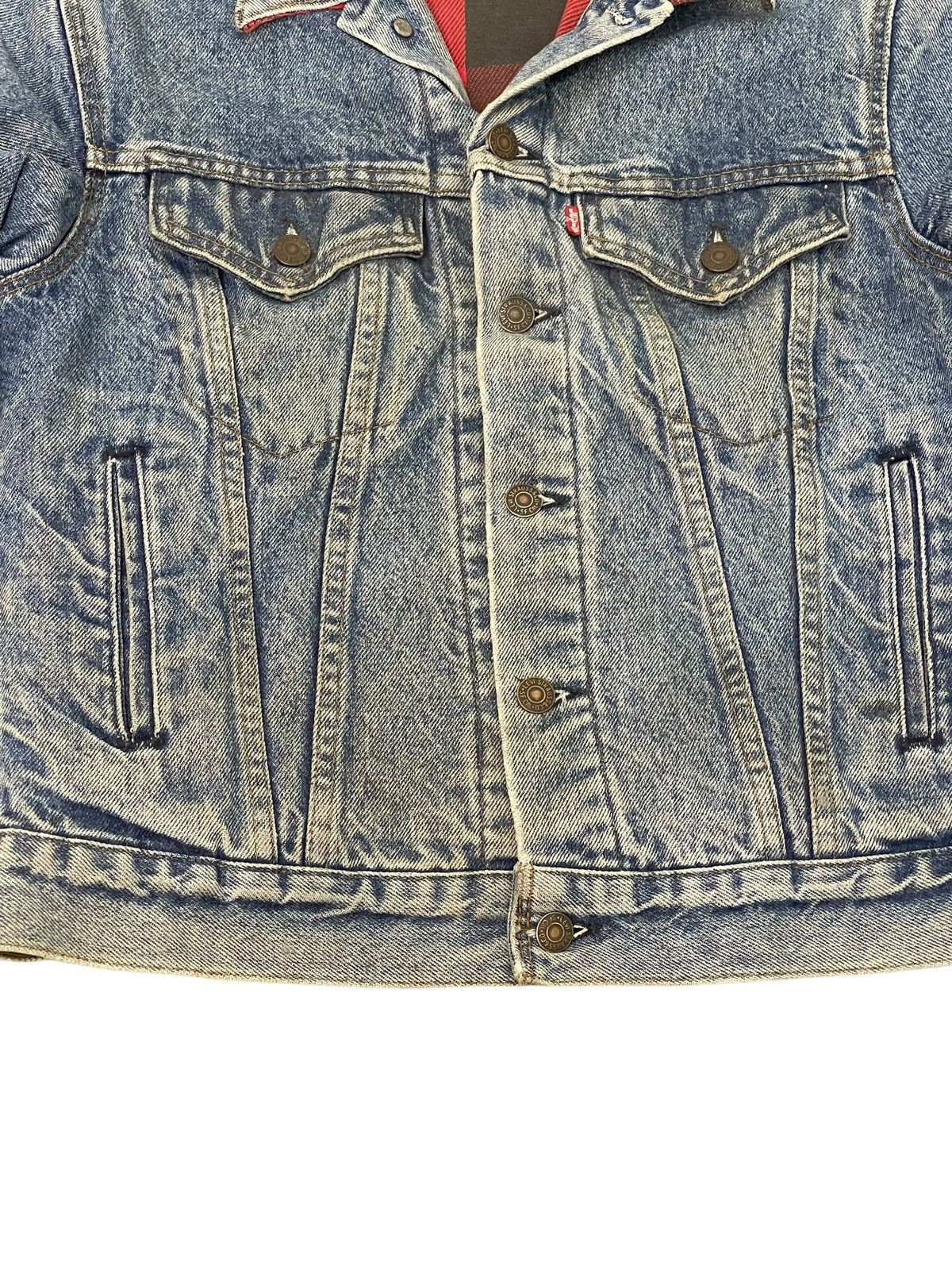 Levi's Vintage Clothing Vtg 1987 Levi’s Denim Trucker Jacket Flannel Lining 6🟩0 Size US S / EU 44-46 / 1 - 3 Thumbnail
