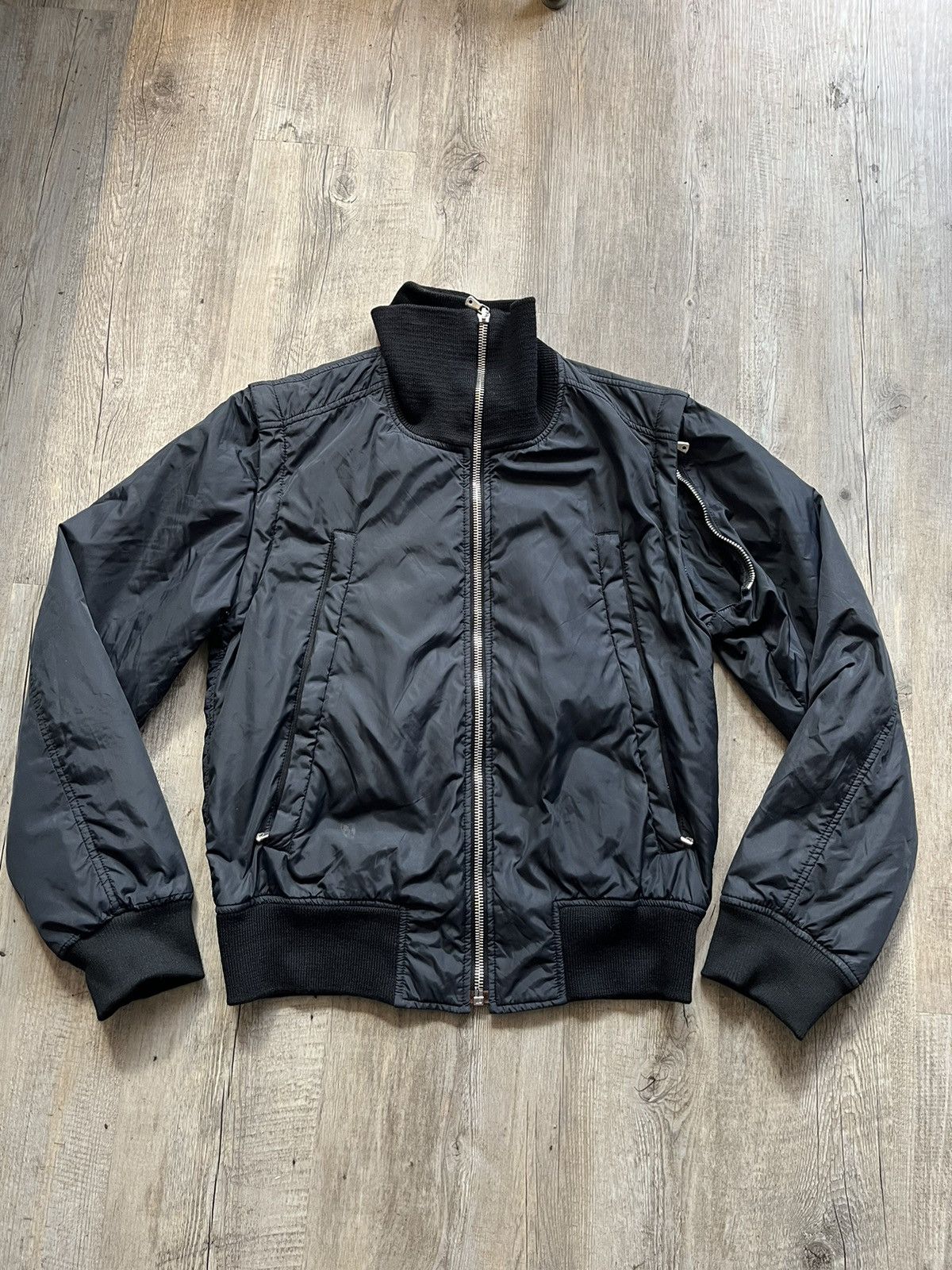Dolce & Gabbana Dolce & Gabbana Detachable Sleeve Bomber Jacket Nylon Size US M / EU 48-50 / 2 - 1 Thumbnail