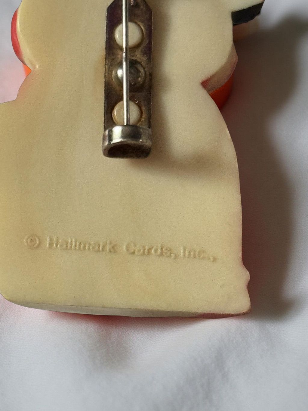 Other 1976 Hallmark Snowman Brooch Christmas Wreath Pin Size ONE SIZE - 4 Thumbnail