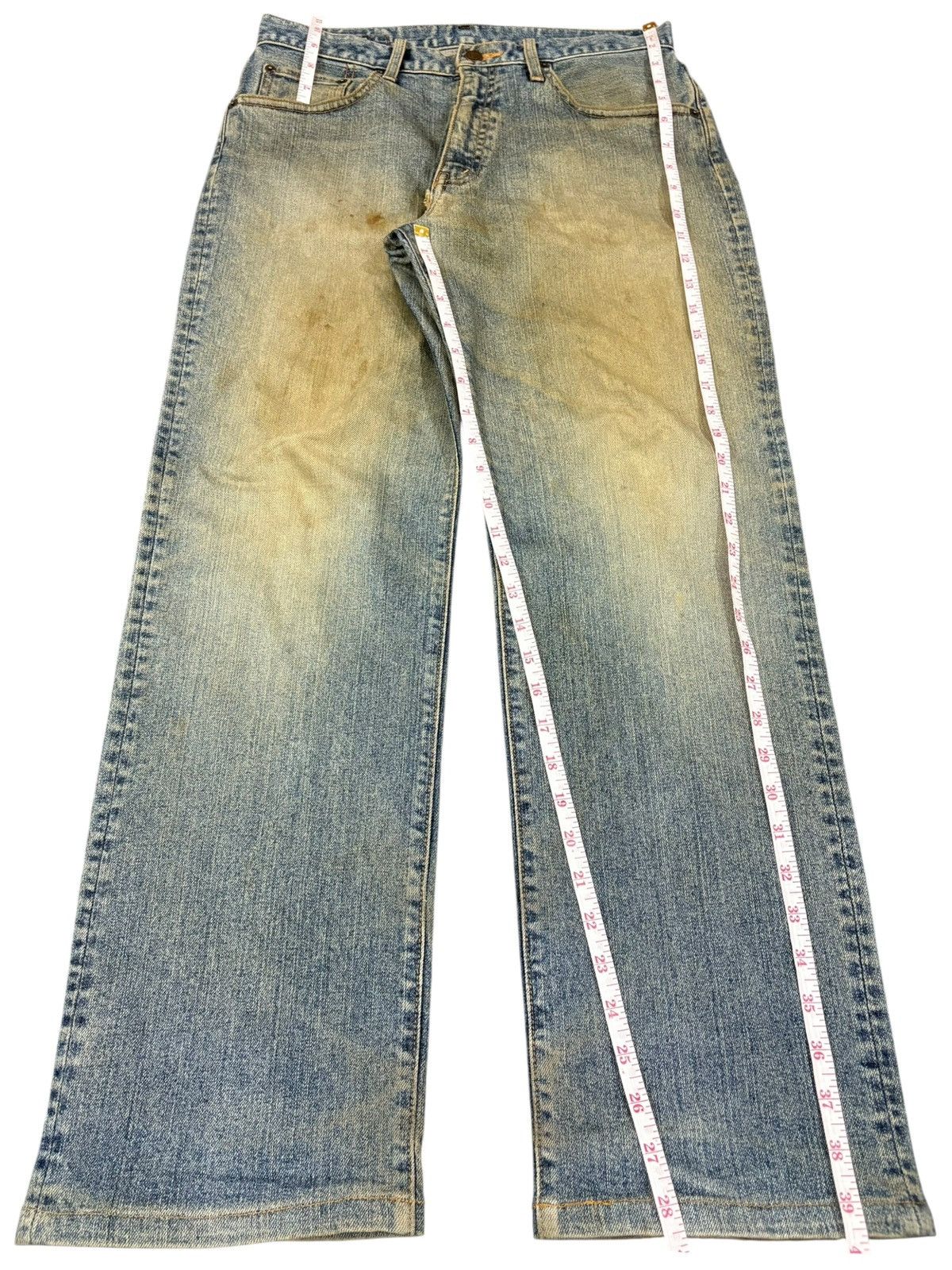 Japanese Brand Vintage Japanese Brand Rusty Mud Wash Loose Jeans Size US 31 - 11 Thumbnail