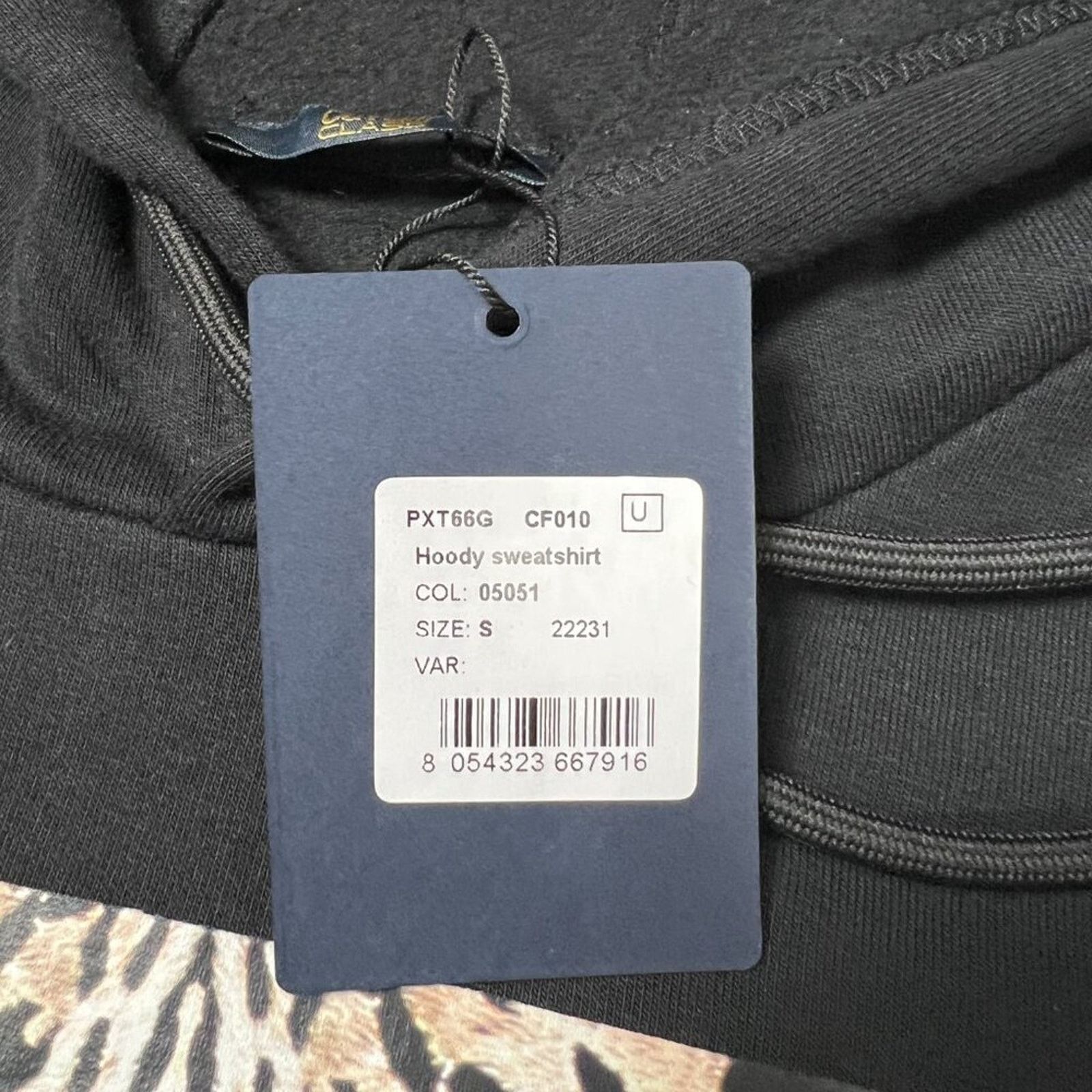 Cavalli Class Cavalli CLASS Roberto Cavalli Black Leopard Hoodie SIZE S Size US S / EU 44-46 / 1 - 7 Thumbnail