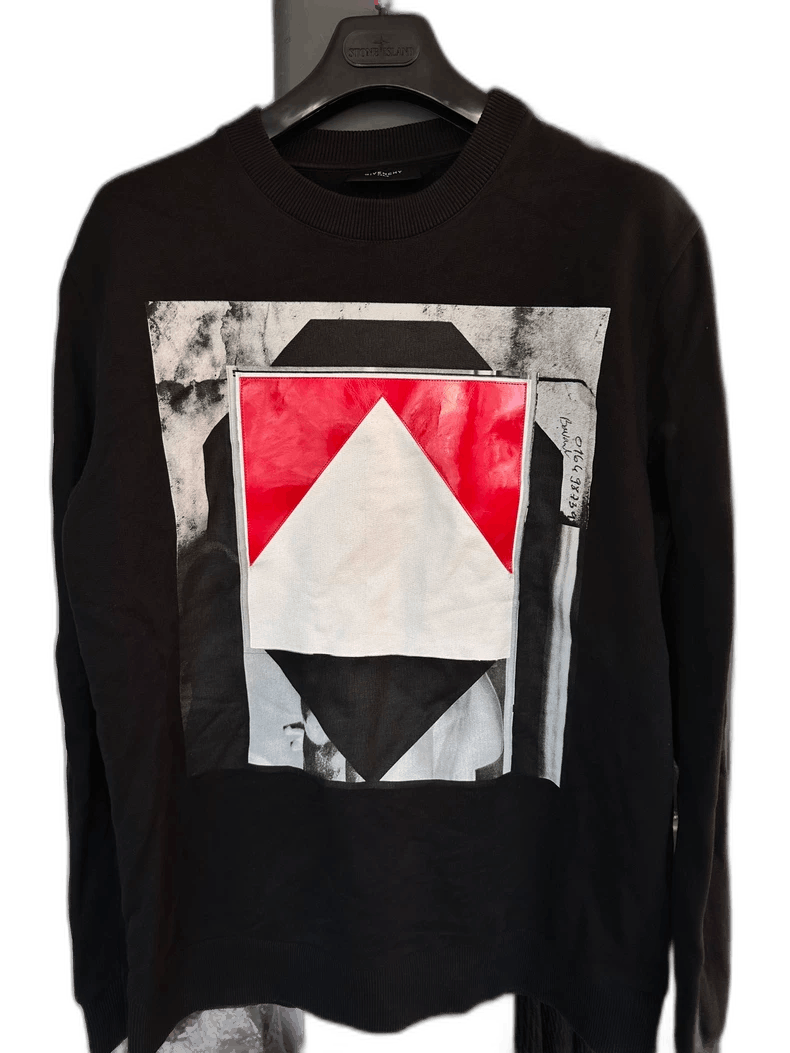 Givenchy Givenchy Givenchy Logo Sweatshirt in Black Color -2507 Size US M / EU 48-50 / 2 - 1 Thumbnail