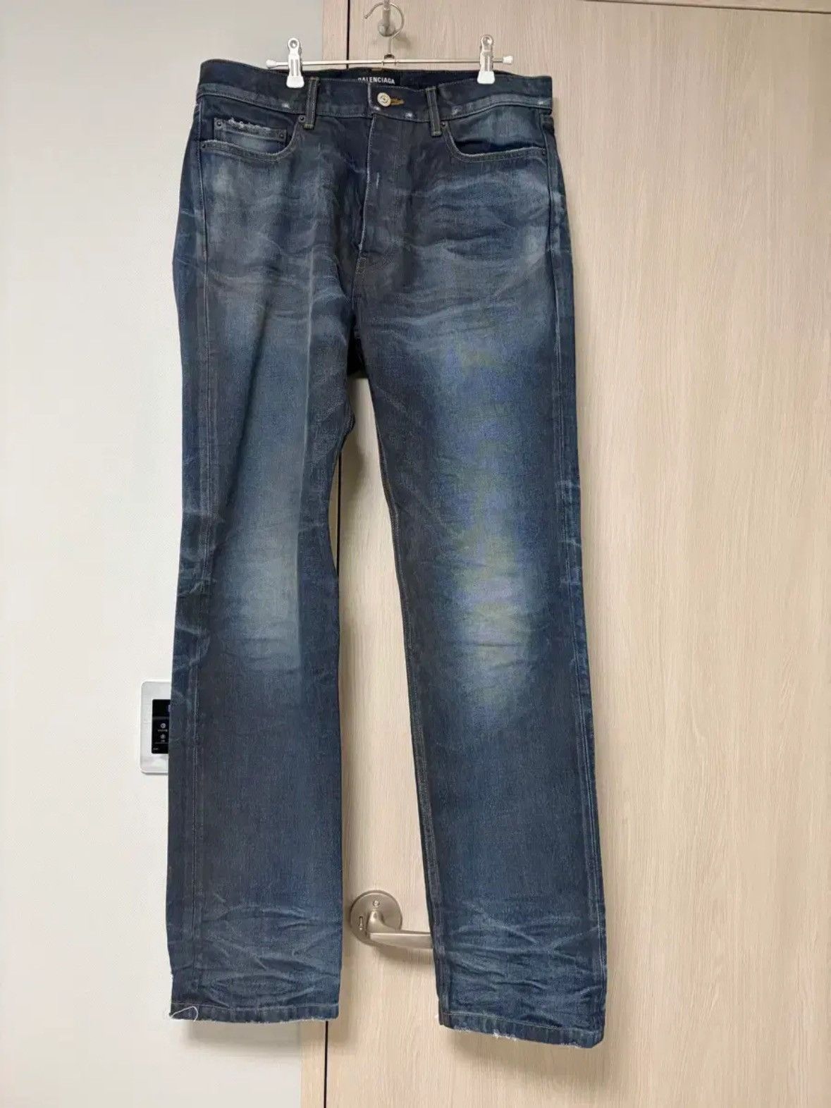 Balenciaga Balenciaga Wardrobe Washed Denim Jean Size US 32 / EU 48 - 1 Thumbnail