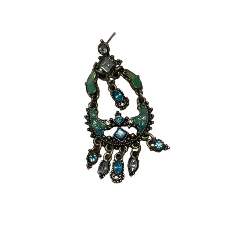 non Vintage Boho Turquoise Chandelier Dangle Earrings Statement Size ONE SIZE - 3 Thumbnail