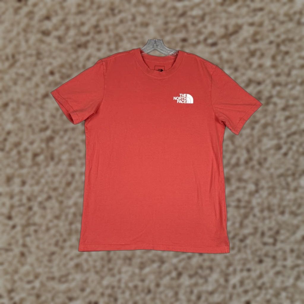 The North Face The North Face Shirt Men Large Pink Short Sleeve Crew Neck 100% Cotton Size US L / EU 52-54 / 3 - 1 Thumbnail