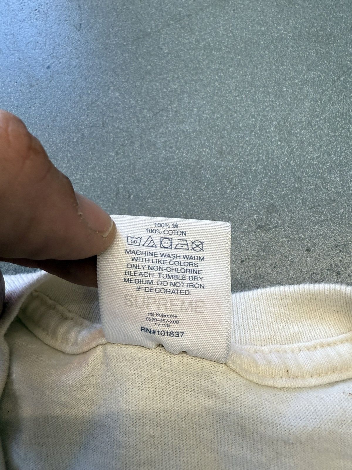 Supreme SS22 Supreme Pretty Fucked Tee Natural Size US L / EU 52-54 / 3 - 6 Thumbnail