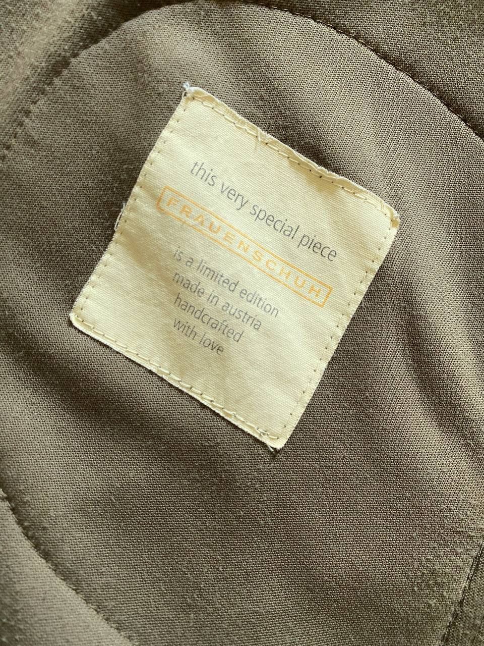 VINTAGE FRAUENSCHUH ZIP NYLON FLEECE JACKET LIMITED EDITION
