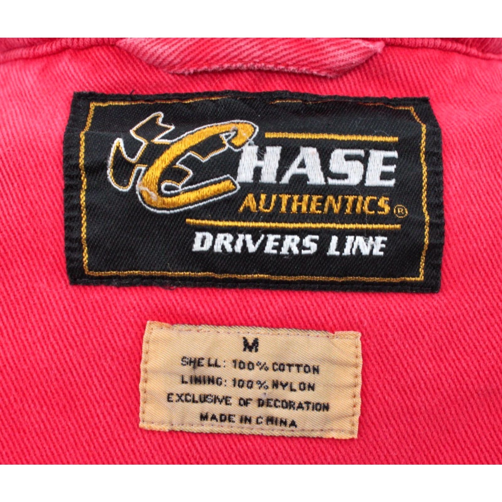 Vintage VINTAGE Mens Budweiser NASCAR Racing Jacket Shirt M Red 1990s 90s Cotton Chase Mens Size US M / EU 48-50 / 2 - 4 Thumbnail