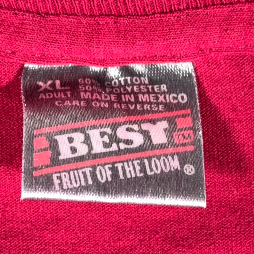 Fruit Of The Loom VINTAGE Willow Pond Restaurant Shirt Adult LARGE Red 90s Catfish Kentucky Fruit of the Loom T-Shirt Mens Size US L / EU 52-54 / 3 - 3 Thumbnail