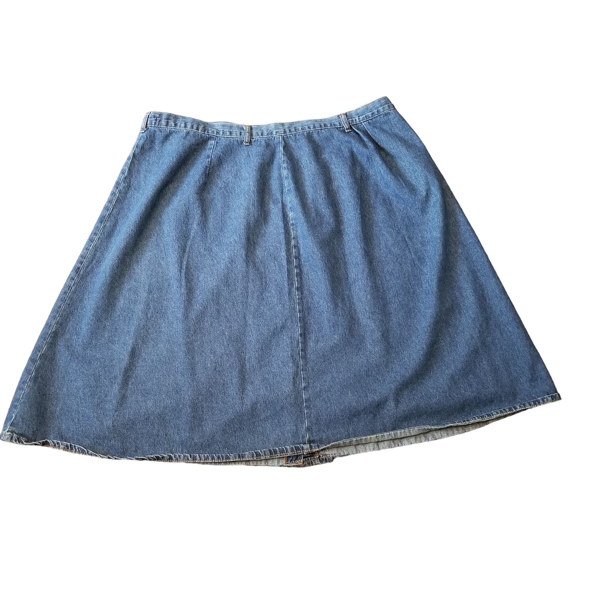 Other Hunters Run Vintage Snap Down A Line Skirt Western Yellowsto Size 42" / US 20 - 2 Thumbnail