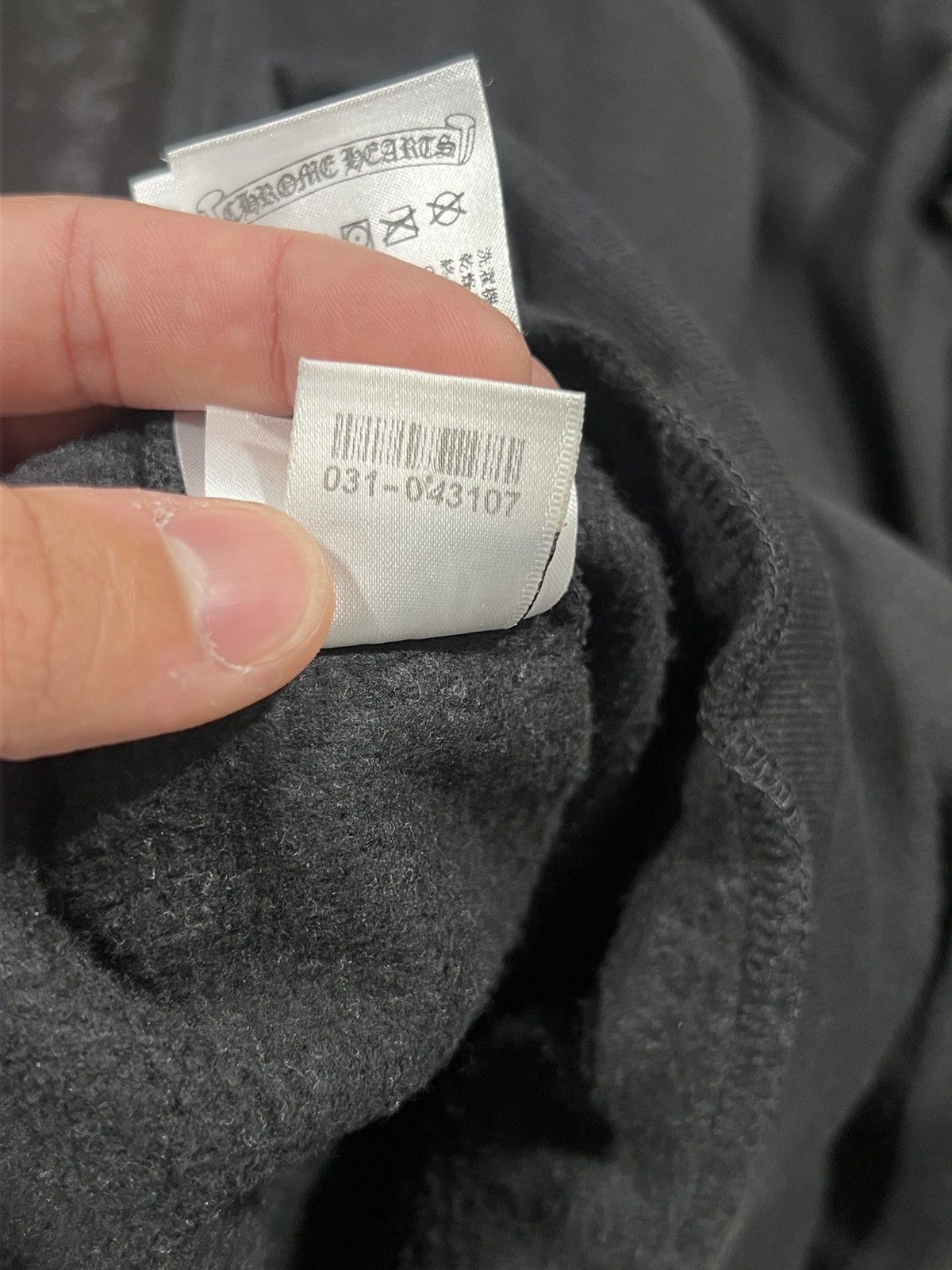 Chrome Hearts Chrome Hearts Black Scroll Logo Hoodie Size US S / EU 44-46 / 1 - 8 Thumbnail