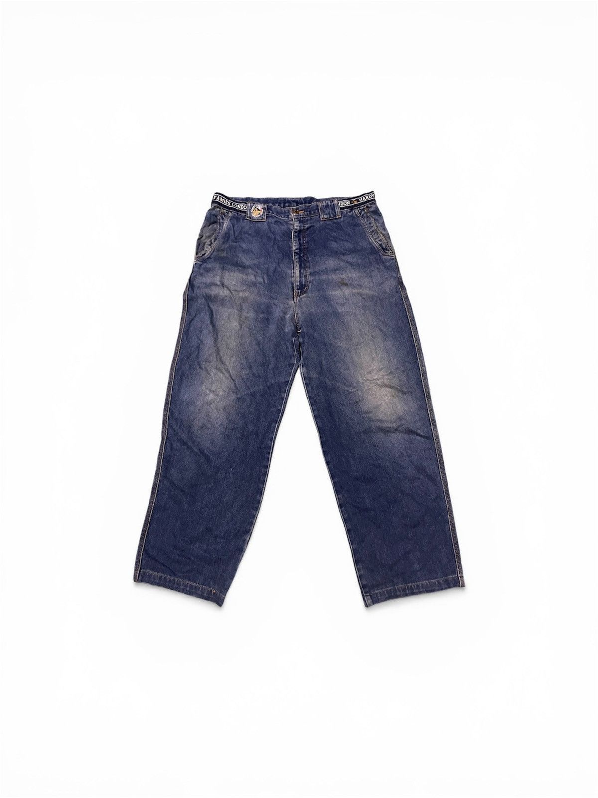 Hardy Amies FLARE !! Hardy Amies Denim Pants Size US 38 / EU 54 - 10 Thumbnail