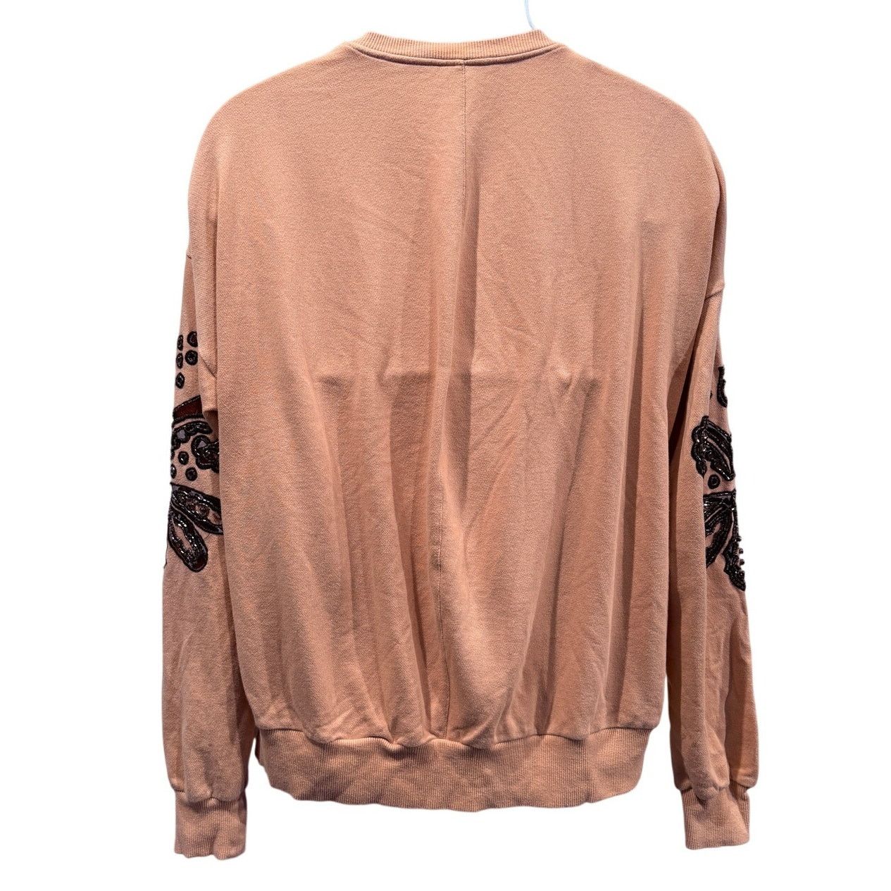 Pinko Pinko Sweatshirt with Beaded Sleeve Cutouts Size Large Size L / US 10 / IT 46 - 2 Thumbnail