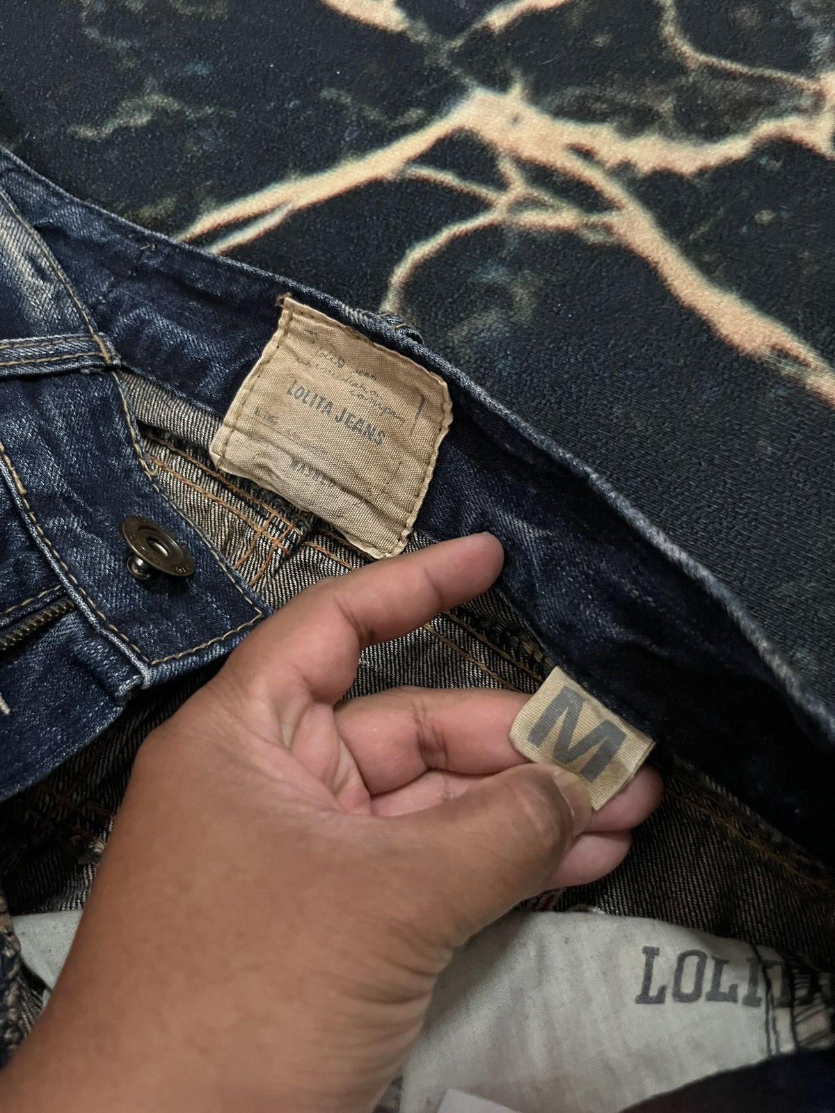 Japanese Brand × Jean × Vintage YOSHITOMO NARA LOLITA JEANS 32 X 35.5 Size 32" / US 10 / IT 46 - 8 Thumbnail