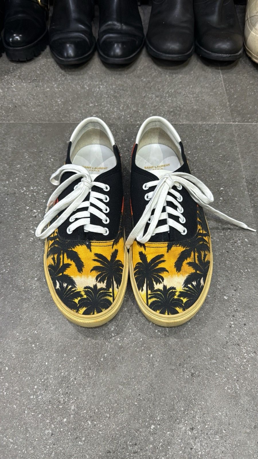 Saint Laurent Paris Saint Laurent Paris SS 2016 Sunset Palm Skate Sneakers Size US 13 / EU 46 - 6 Thumbnail