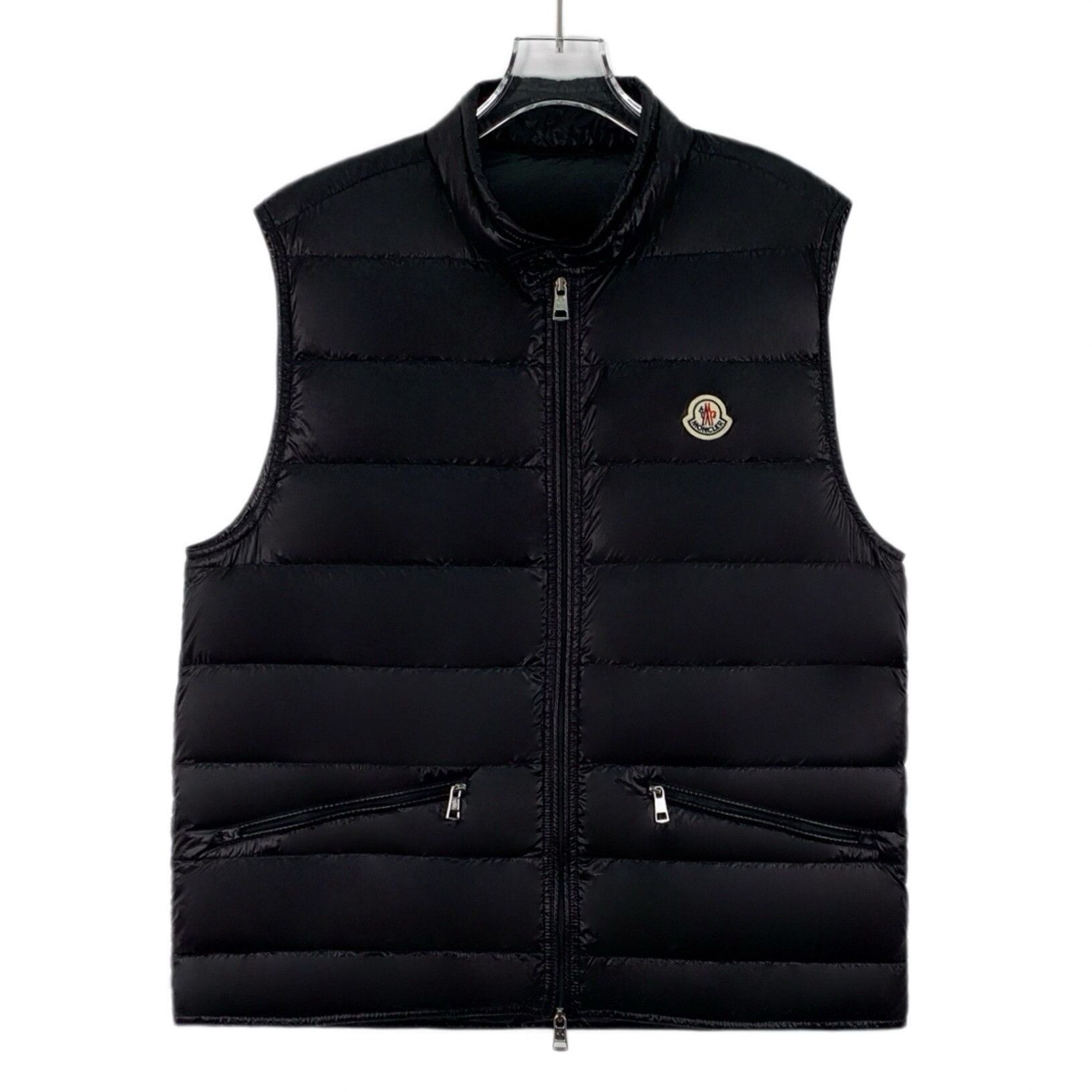Moncler Moncler Black Vest L Men Size US L / EU 52-54 / 3 - 1 Thumbnail