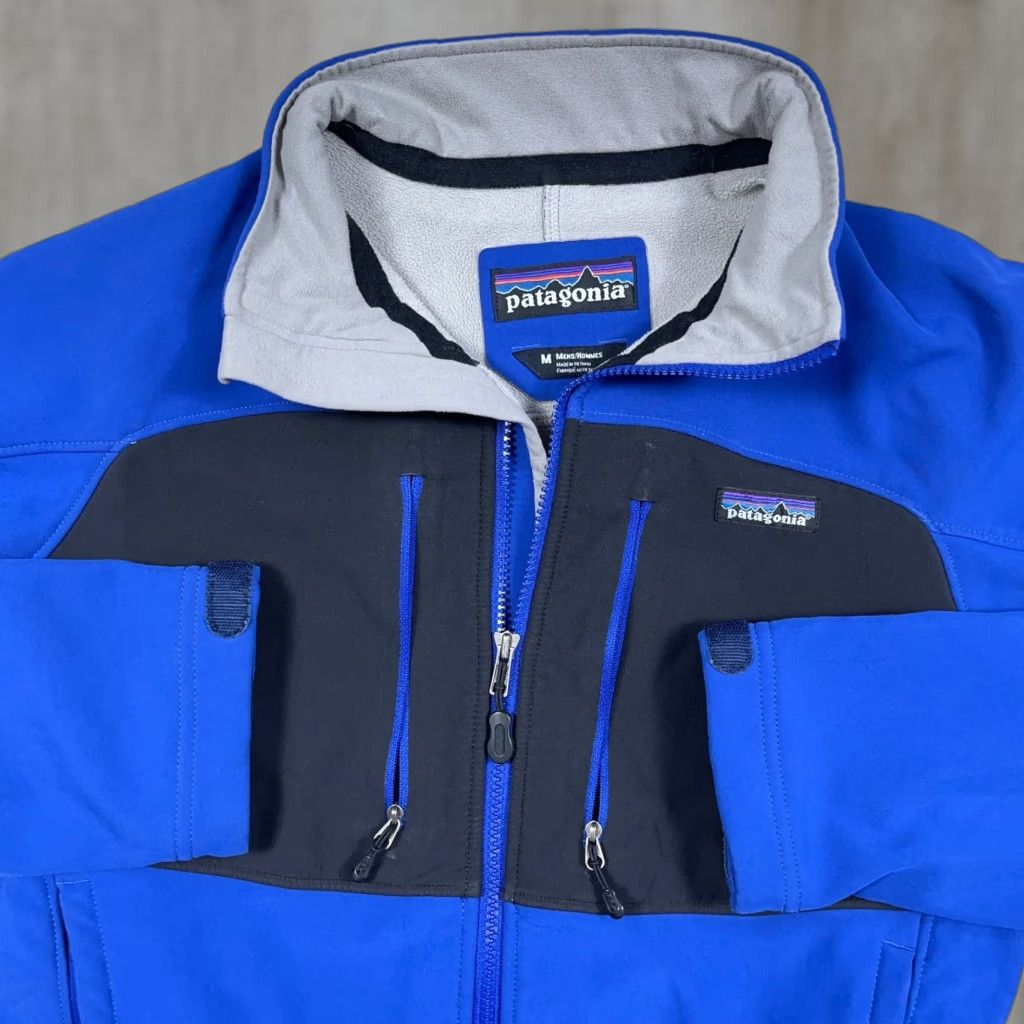Patagonia Patagonia Talus Jacket Men M Royal Blue Softshell Full Zip Lined Regular Fit Size US M / EU 48-50 / 2 - 1 Thumbnail