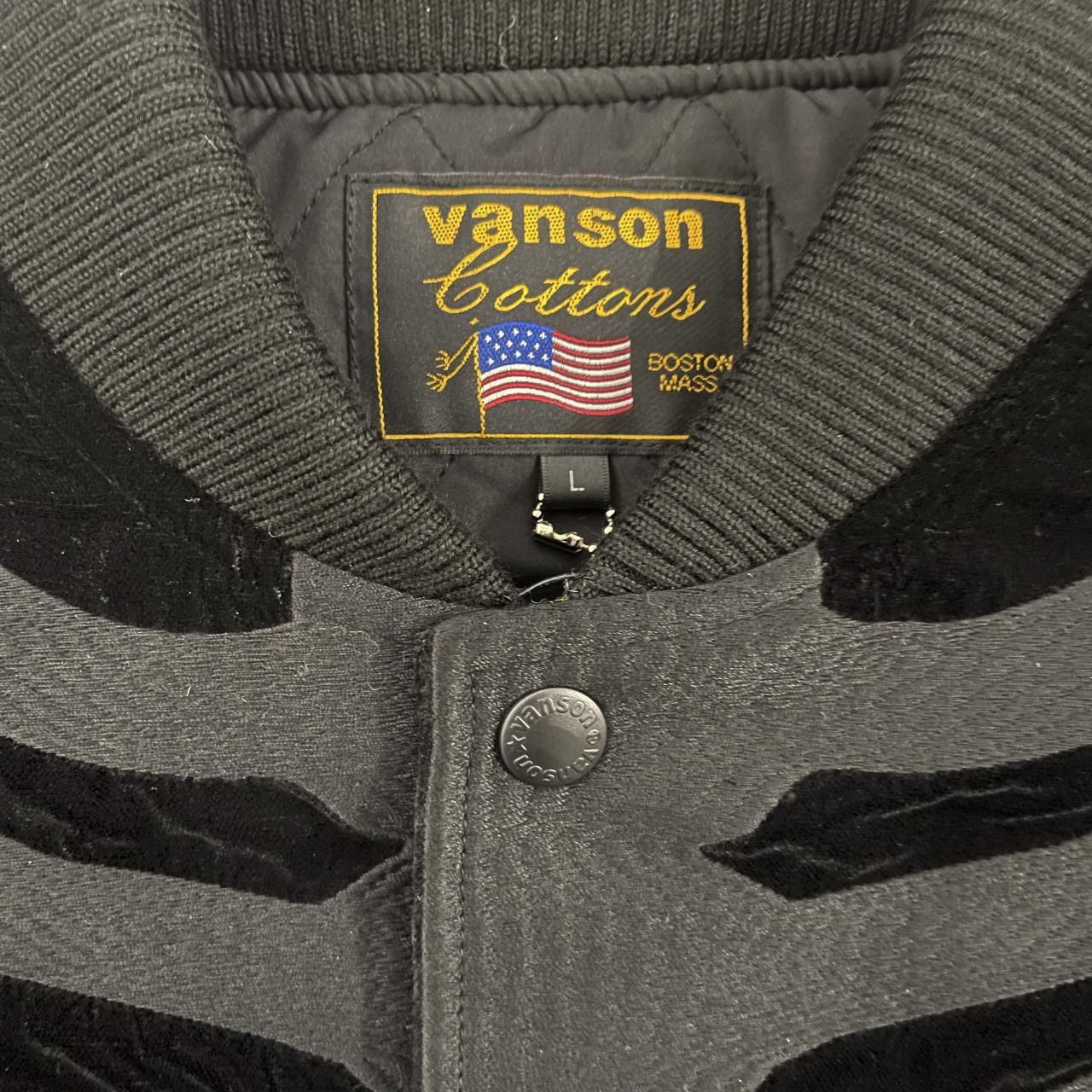Vanson Leathers Vanson Leathers Skeleton Bomber Jacket Size US L / EU 52-54 / 3 - 3 Thumbnail