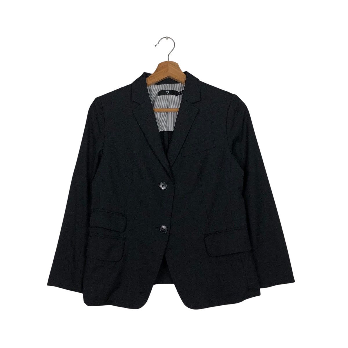 Jil Sander 📌Rich Black Vintage Chore Worker Jacket J+ Jill Sander Size US S / EU 44-46 / 1 - 2 Thumbnail