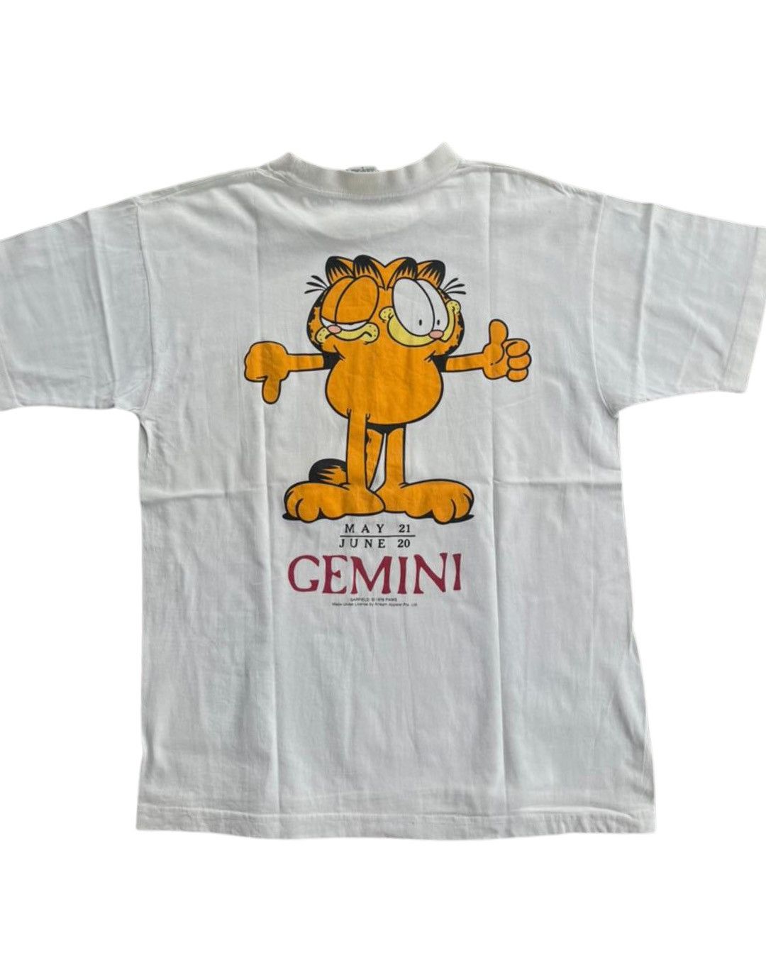 Cartoon Network Rare Vintage Garfiled Zodiac Sign Size US L / EU 52-54 / 3 - 2 Thumbnail