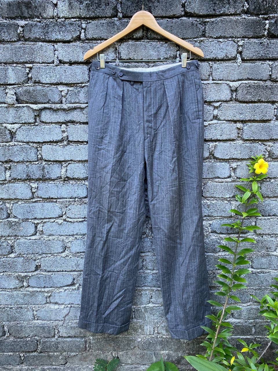 Polo Ralph Lauren Vintage 80s Polo Ralph Lauren Trouser Wool Pants Size US 32 / EU 48 - 1 Thumbnail