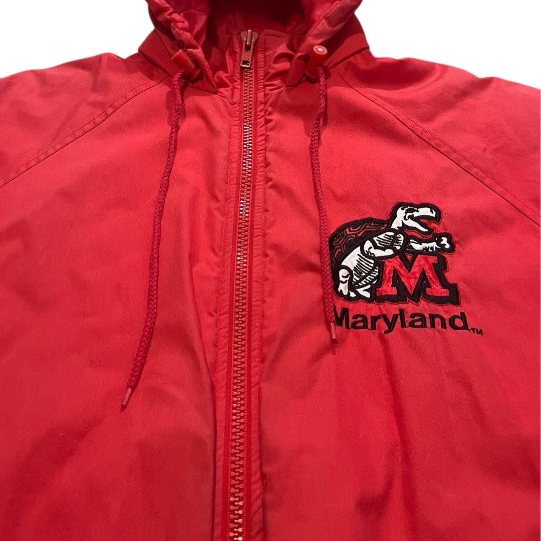 Vintage VINTAGE University of Maryland Fans Gear Zip Up Jacket UMD Size US M / EU 48-50 / 2 - 2 Thumbnail