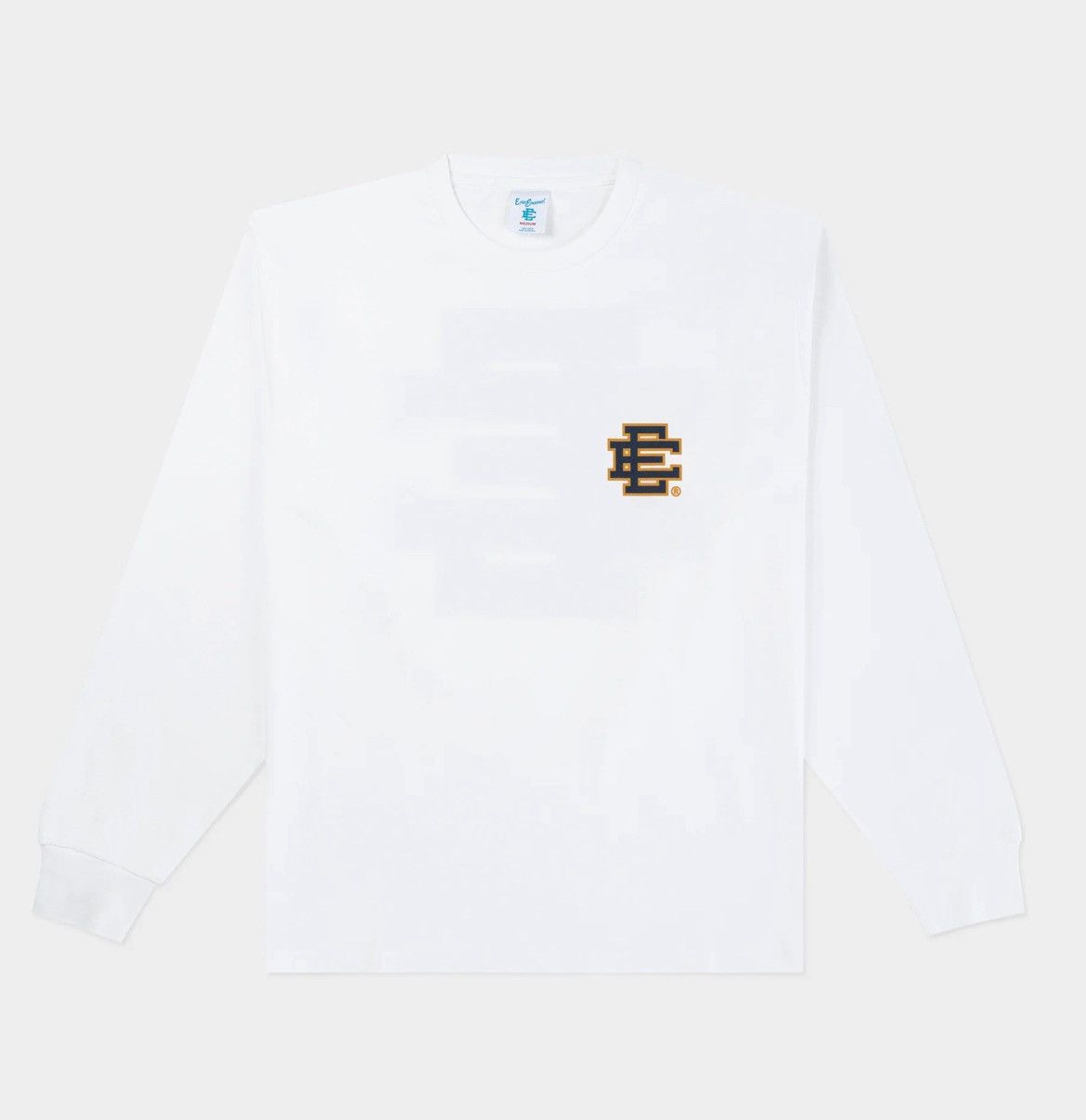 Eric Emanuel Eric Emanuel big logo long sleeve shirt navy & gold XL Size US XL / EU 56 / 4 - 1 Thumbnail
