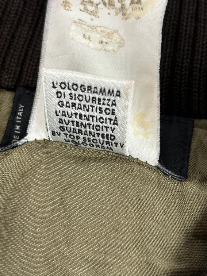 Dolce & Gabbana AW2001 Dolce & Gabbana Quilted Olive Hybrid Leather Bomber Jacket Size US M / EU 48-50 / 2 - 12 Thumbnail