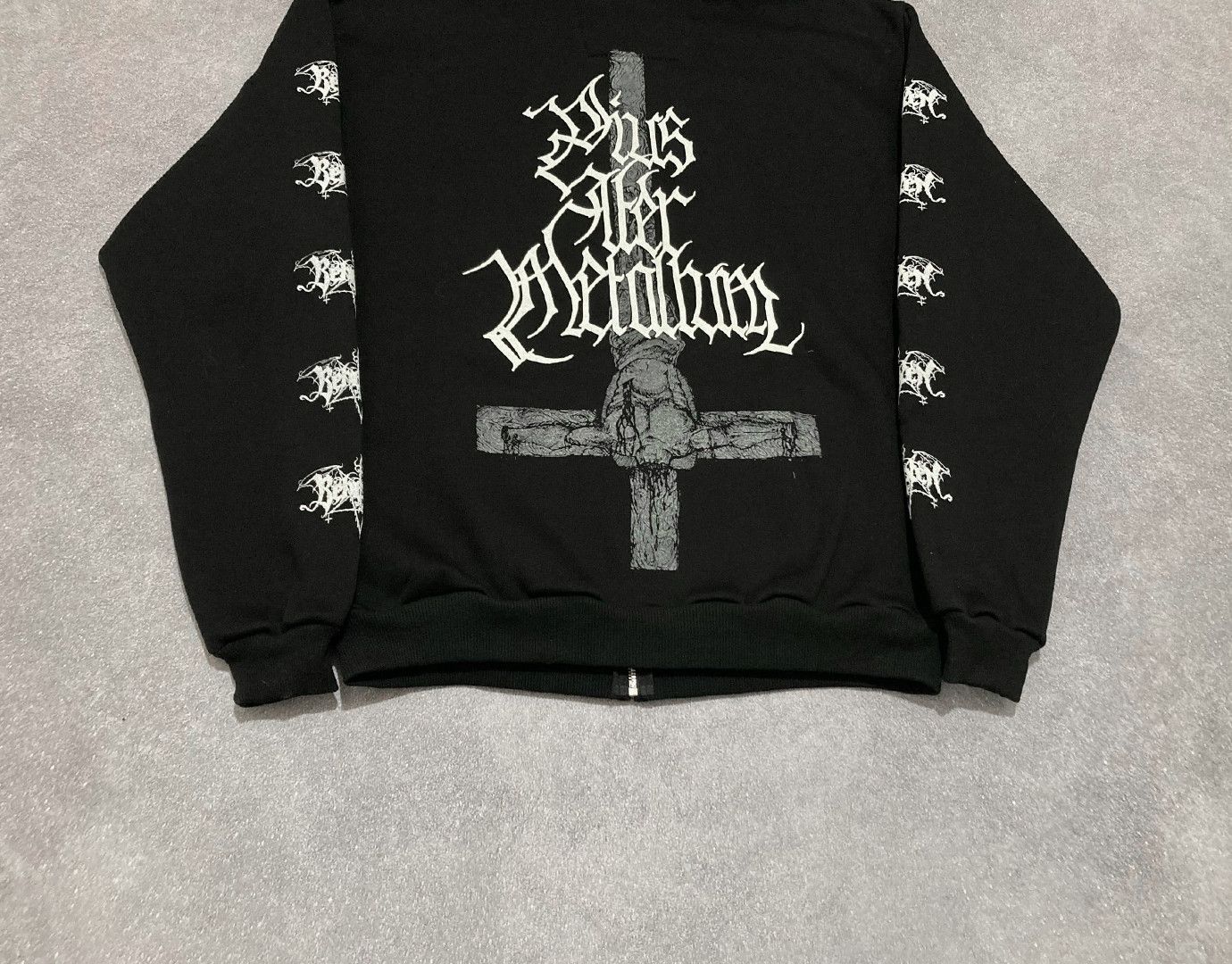 Band Tees Zip-hoodie Behexen - By the Blessing of Satan - black metal Size US L / EU 52-54 / 3 - 6 Thumbnail